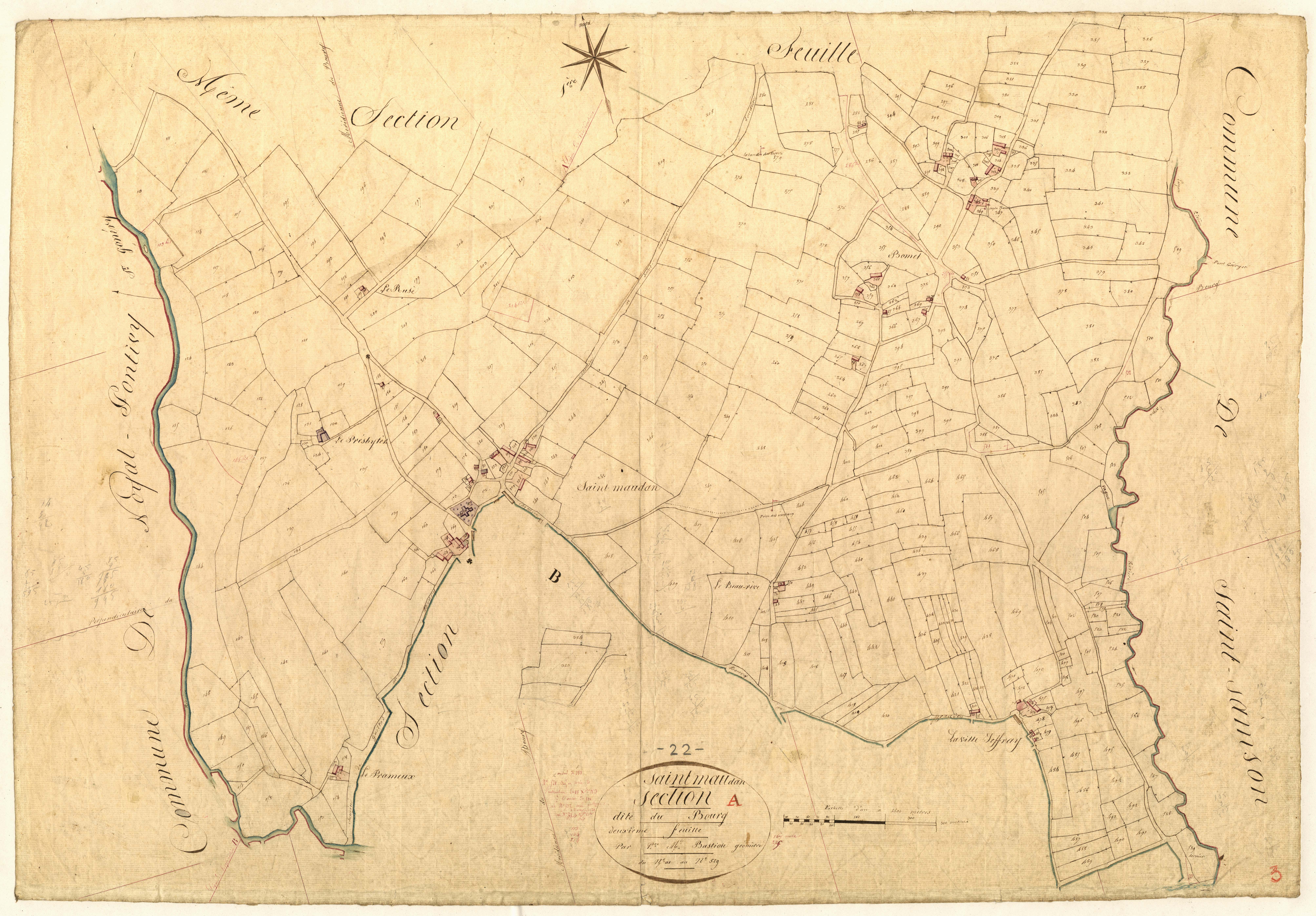 Saint-Maudan - Section A, 2e feuille