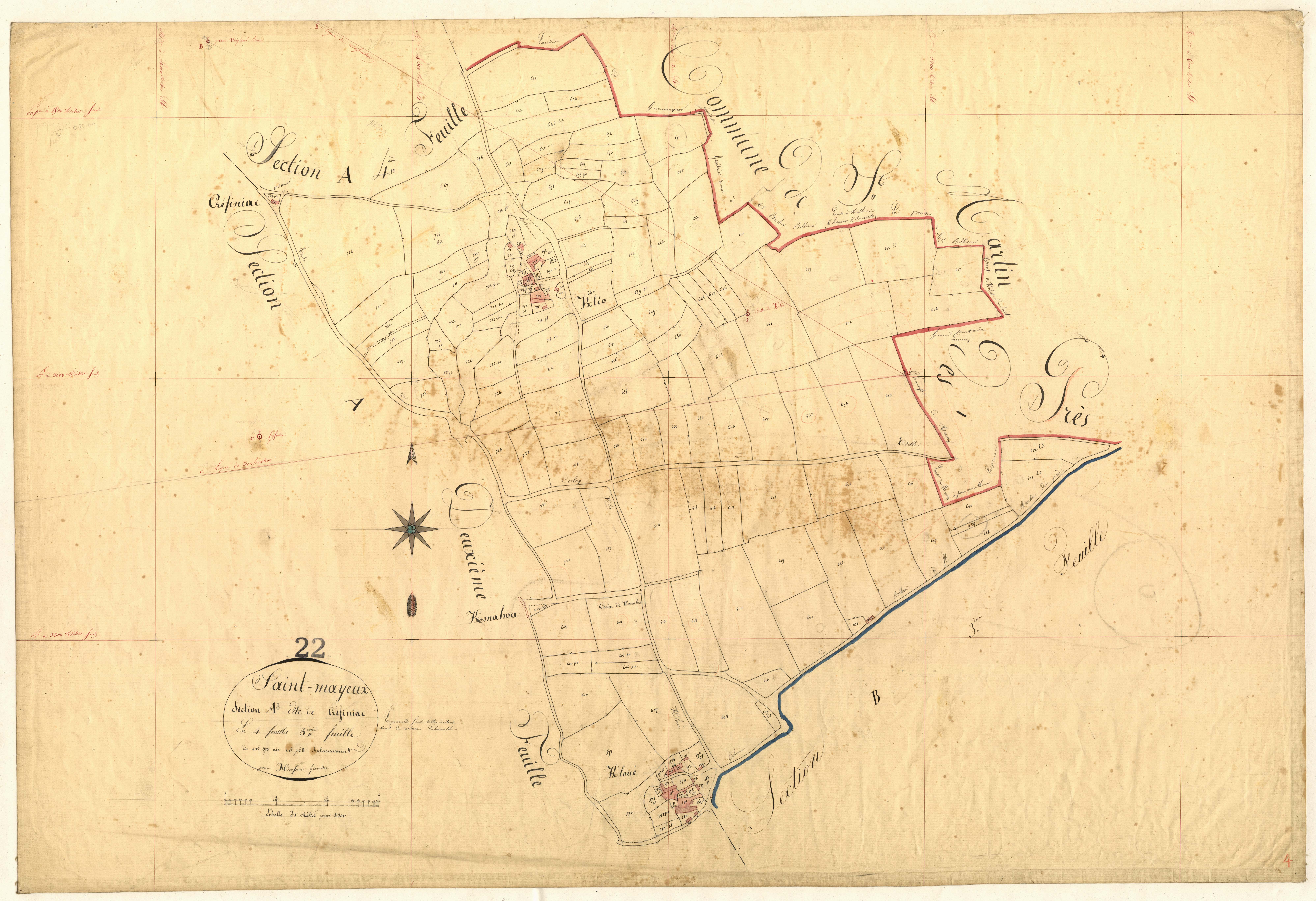 Saint-Mayeux - Section A, 3e feuille