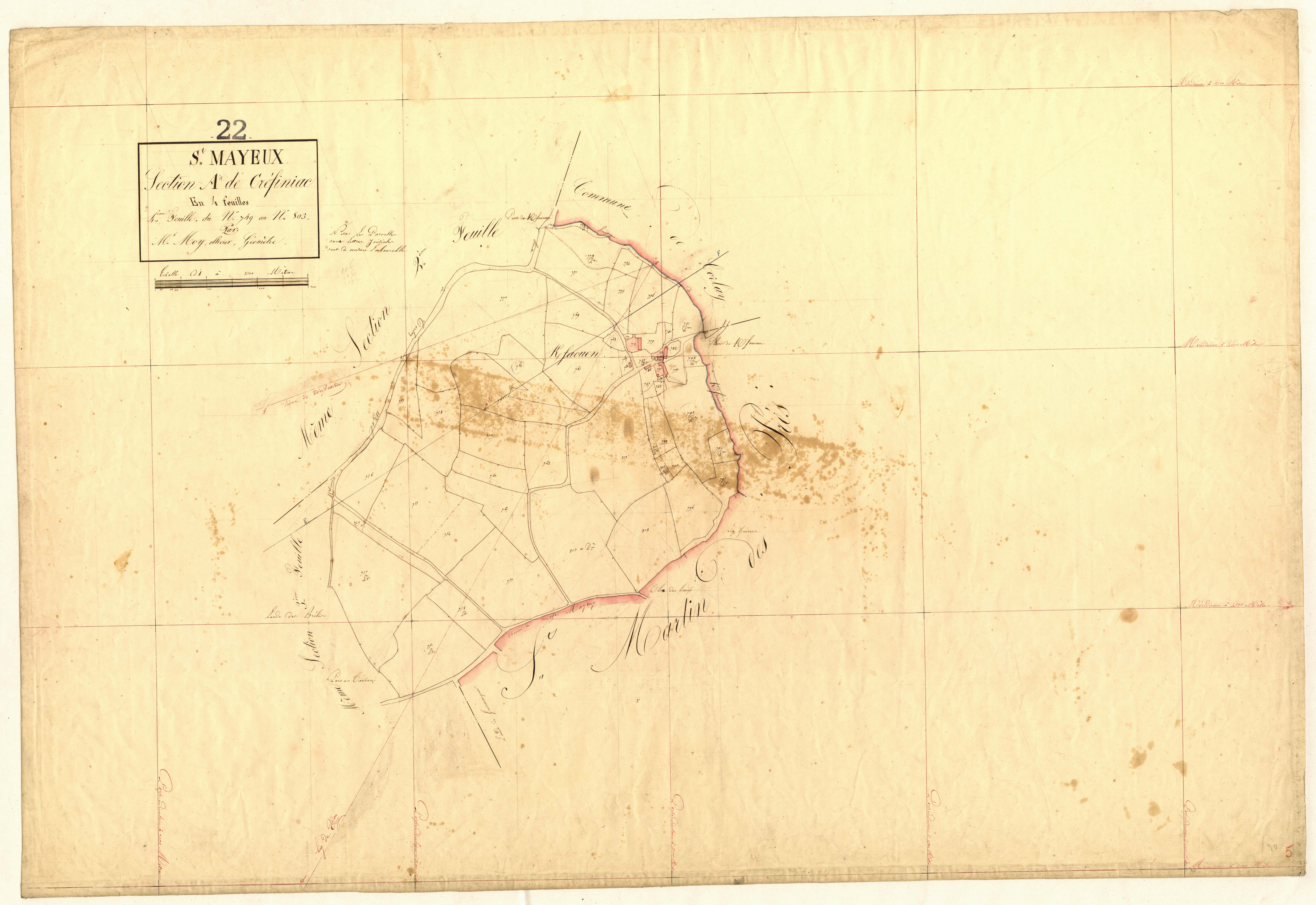Saint-Mayeux - Section A, 4e feuille