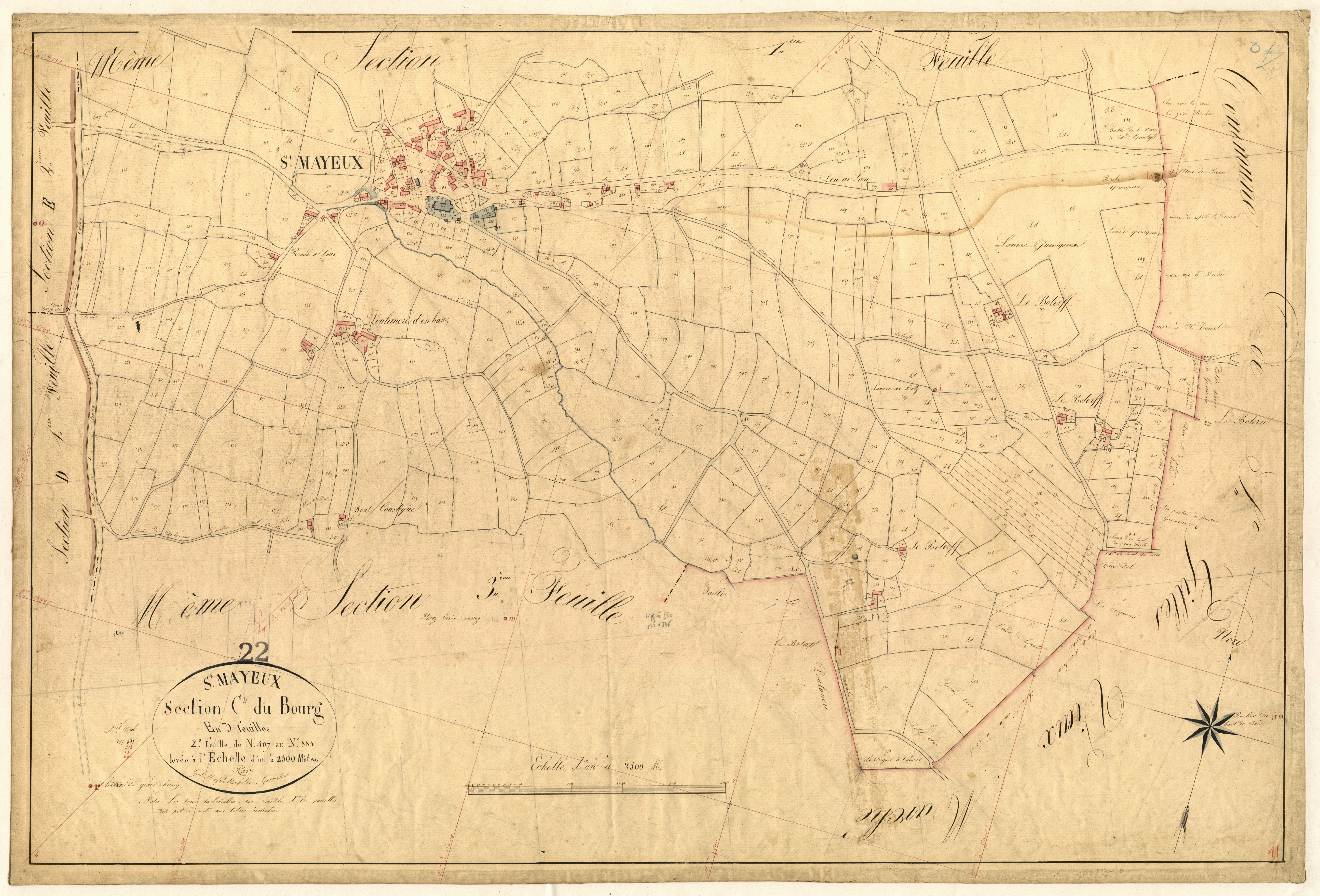 Saint-Mayeux - Section C, 2e feuille