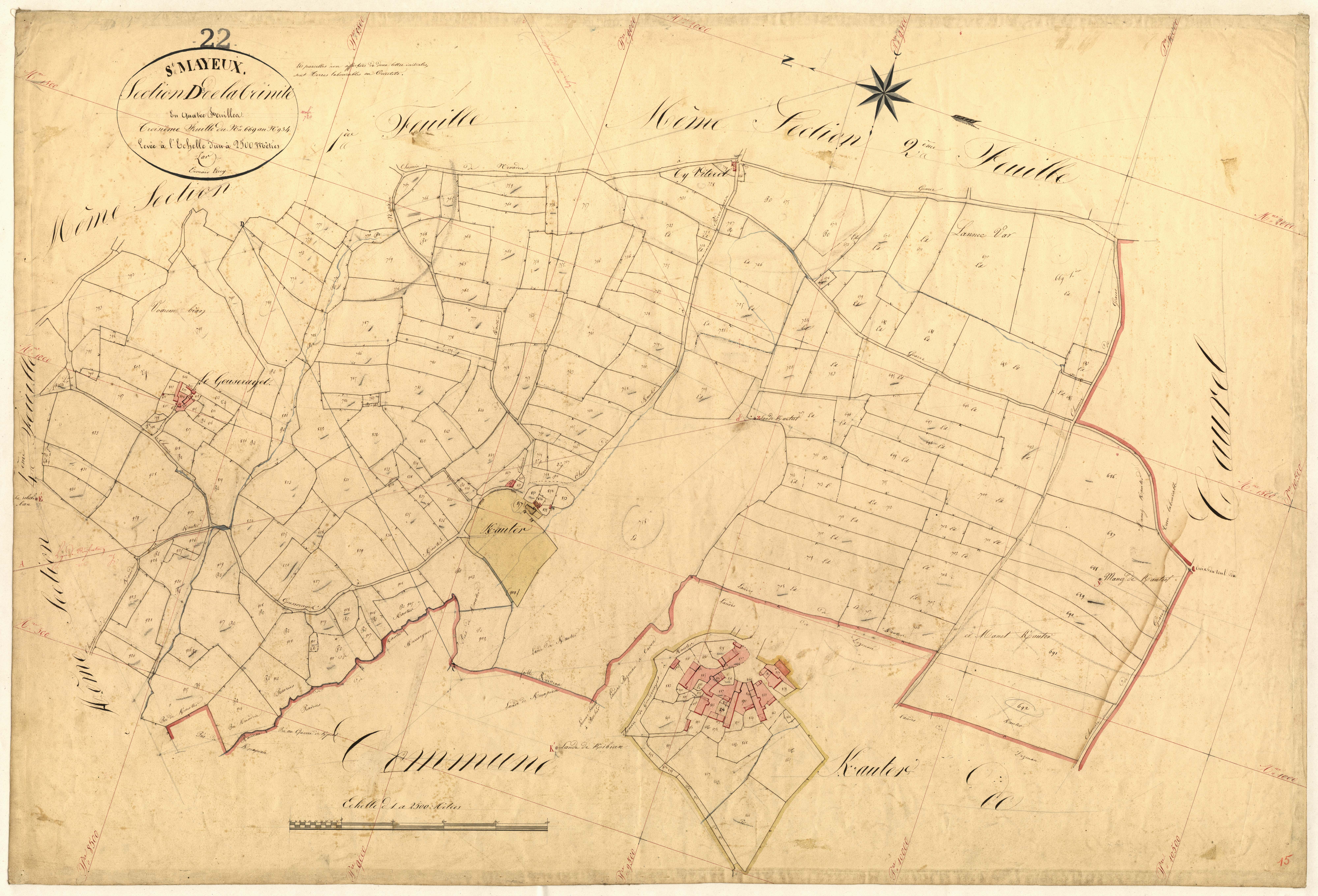 Saint-Mayeux - Section D, 3e feuille