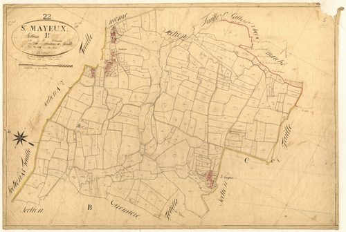 Saint-Mayeux - Section B, 2e feuille