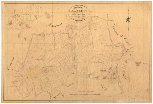Saint-Méloir-des-Bois - Section A, 1re feuille