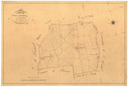 Saint-Méloir-des-Bois - Section A, 2e feuille