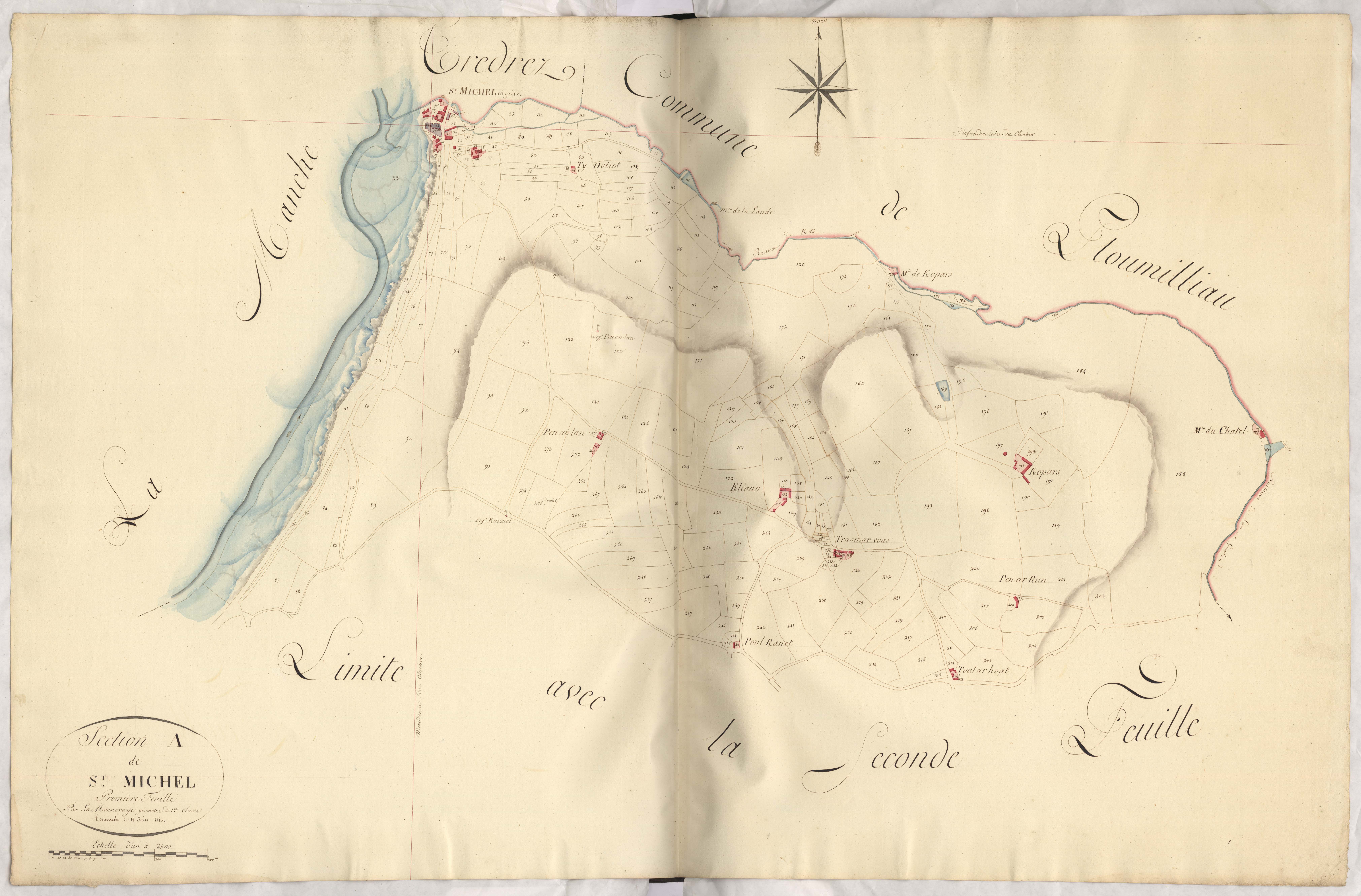 Saint-Michel-en-Grève - Section A, 1re feuille