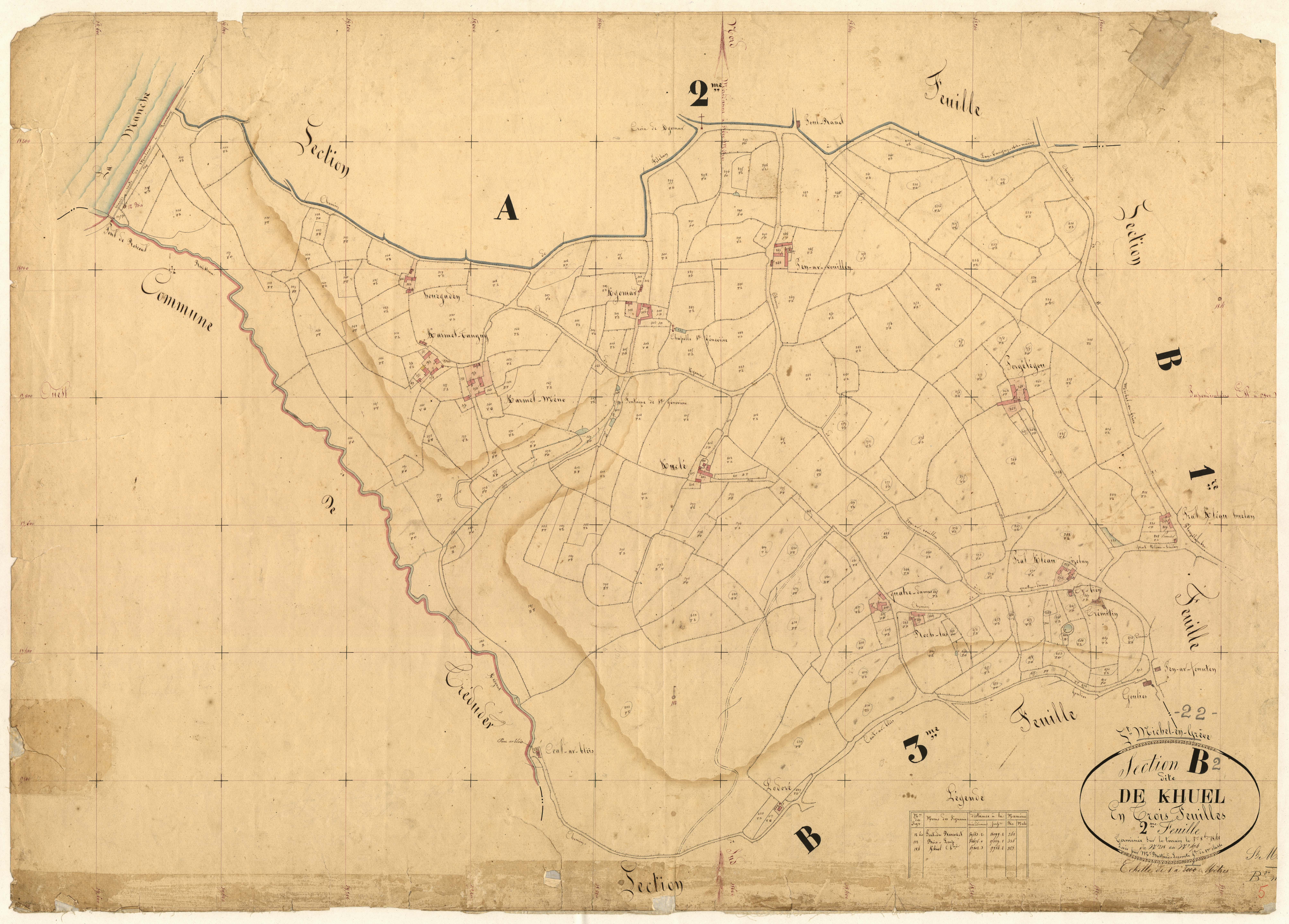 Saint-Michel-en-Grève - Section B, 2e feuille
