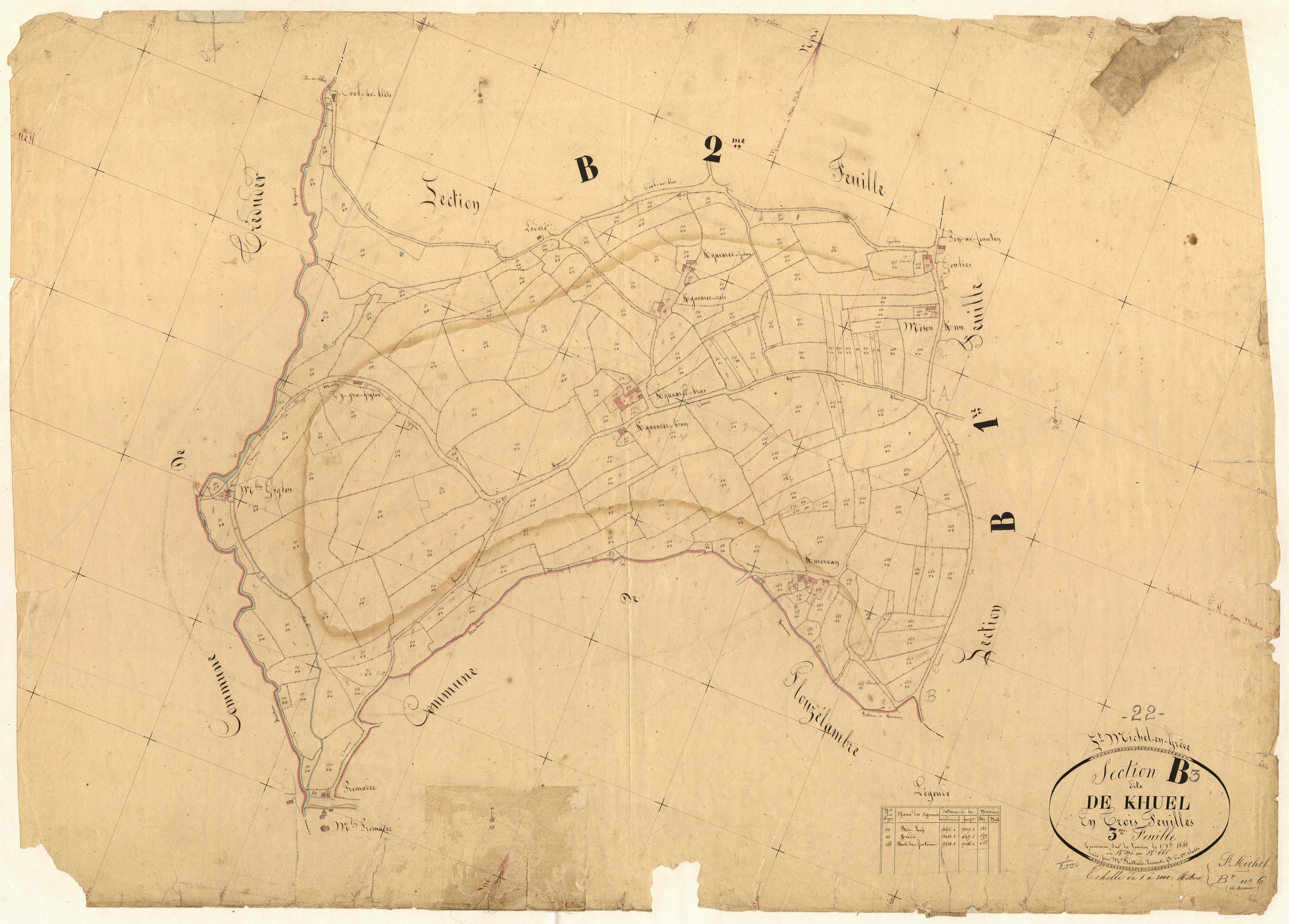 Saint-Michel-en-Grève - Section B, 3e feuille
