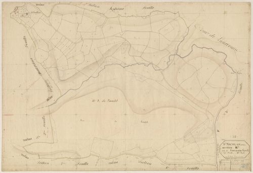 Saint-Nicolas-du-Pélem - Section E, 3e feuille