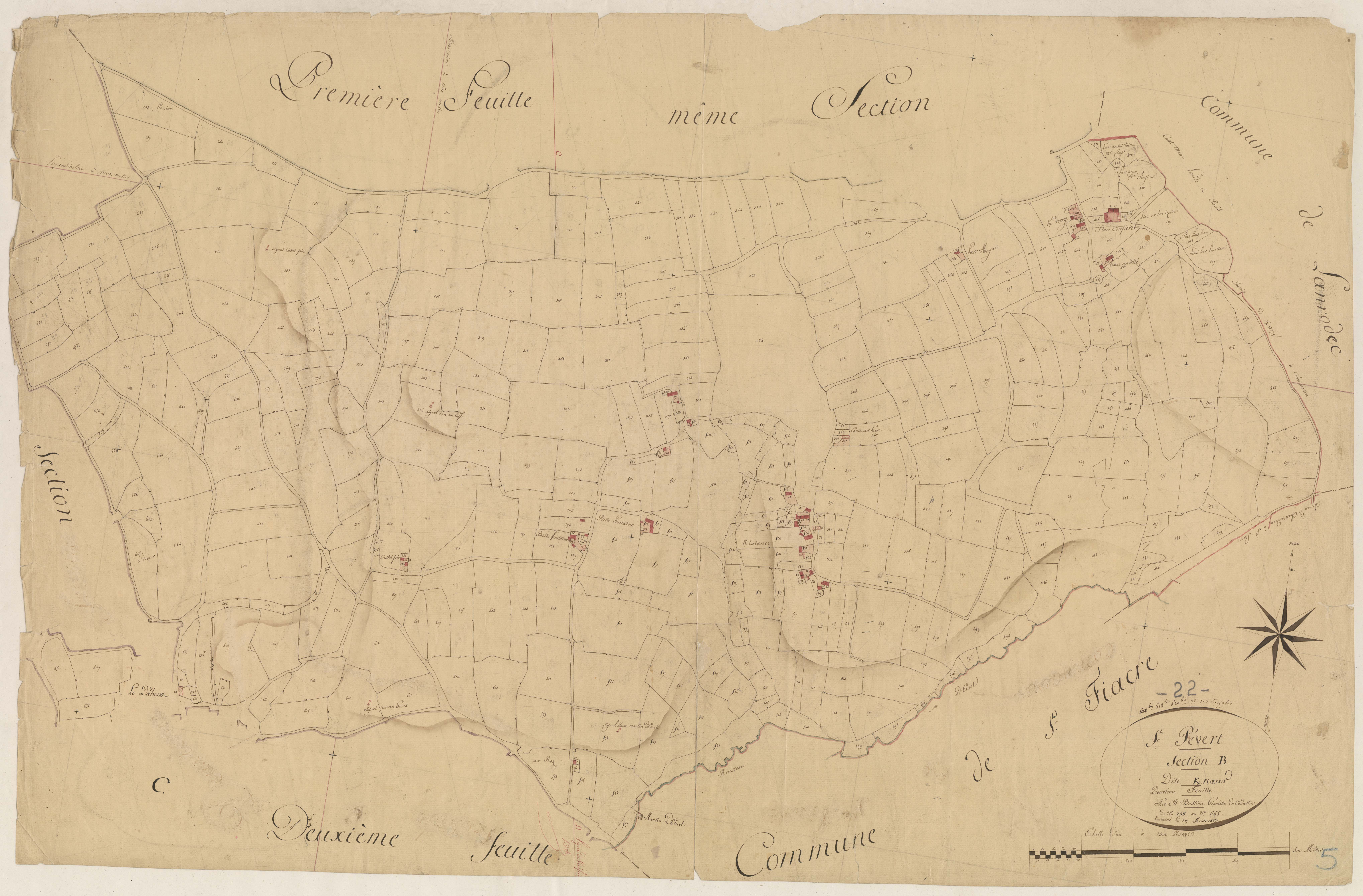 Saint-Péver - Section B, 2e feuille