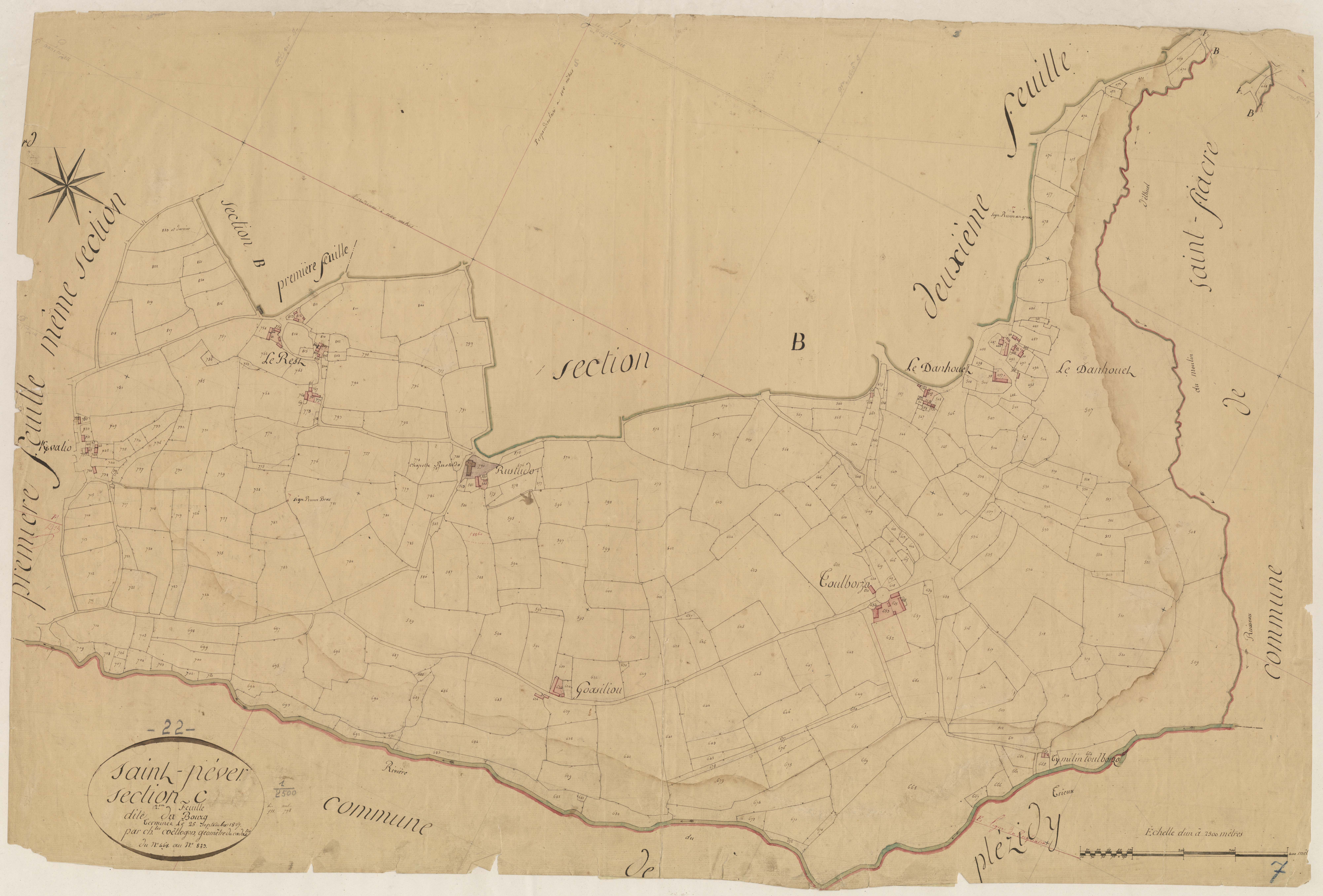 Saint-Péver - Section C, 2e feuille