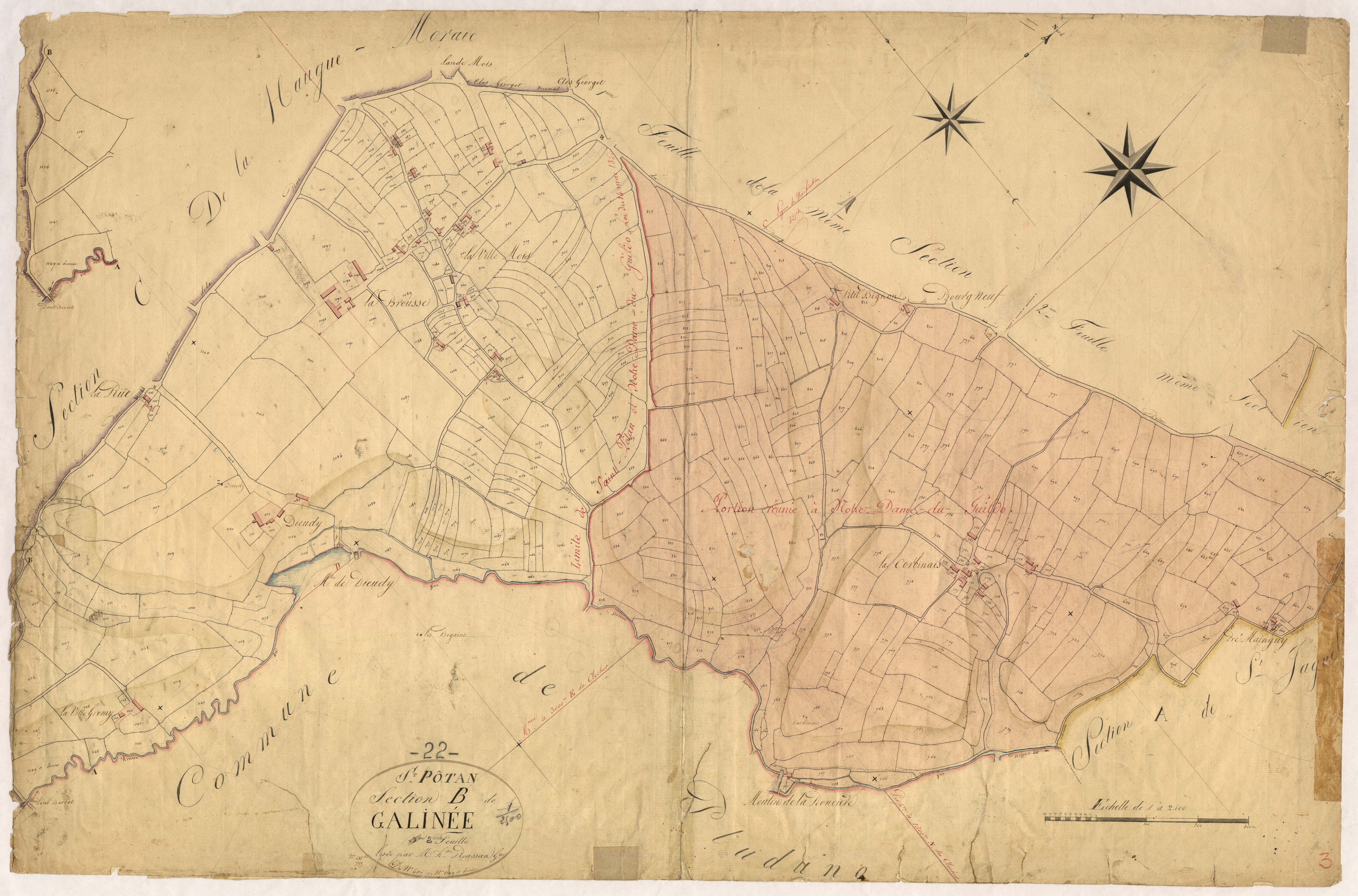 Saint-Pôtan - Section B, 2e feuille