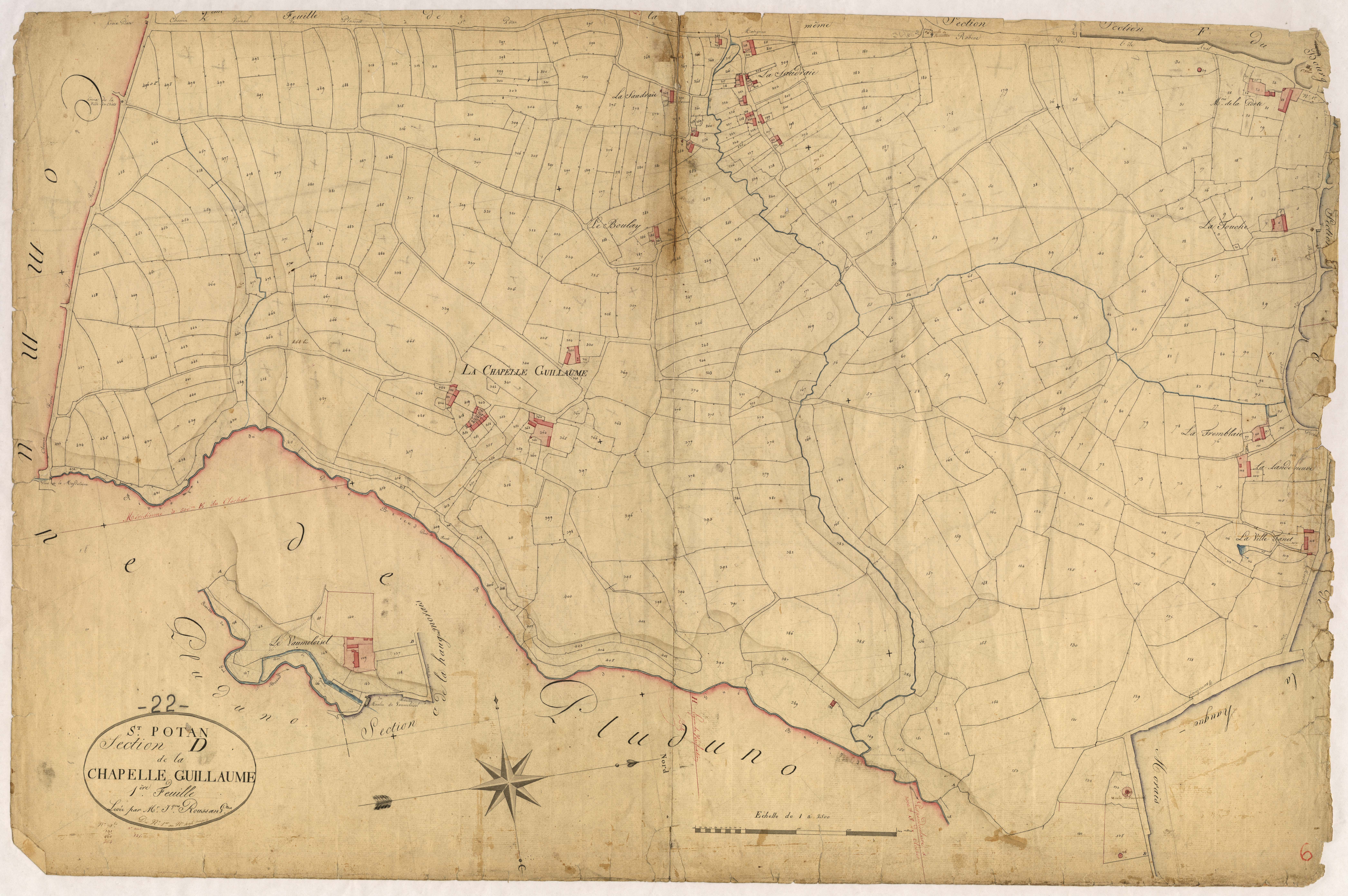 Saint-Pôtan - Section D, 1re feuille