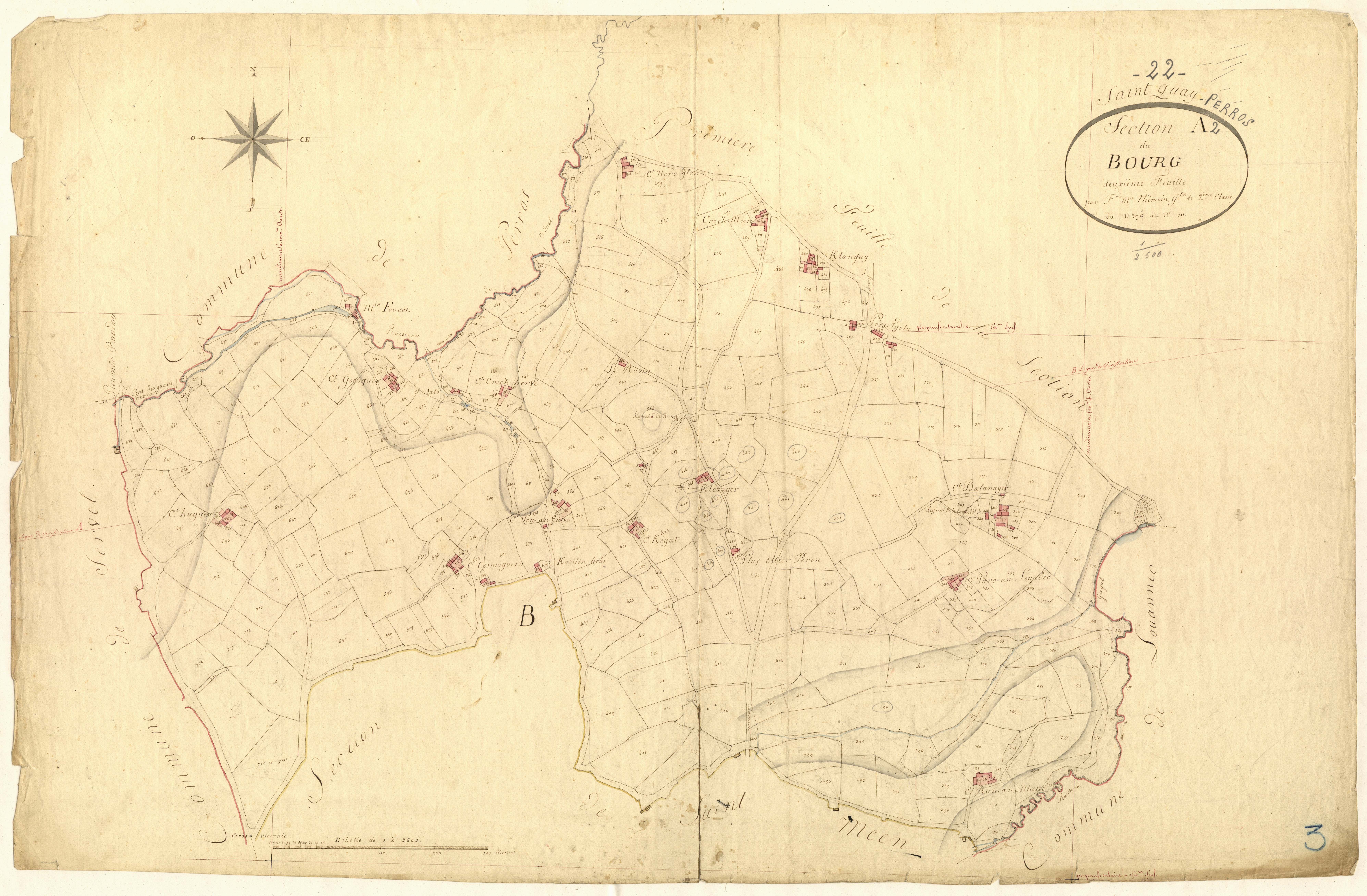 Saint-Quay-Perros - Section A, 2e feuille