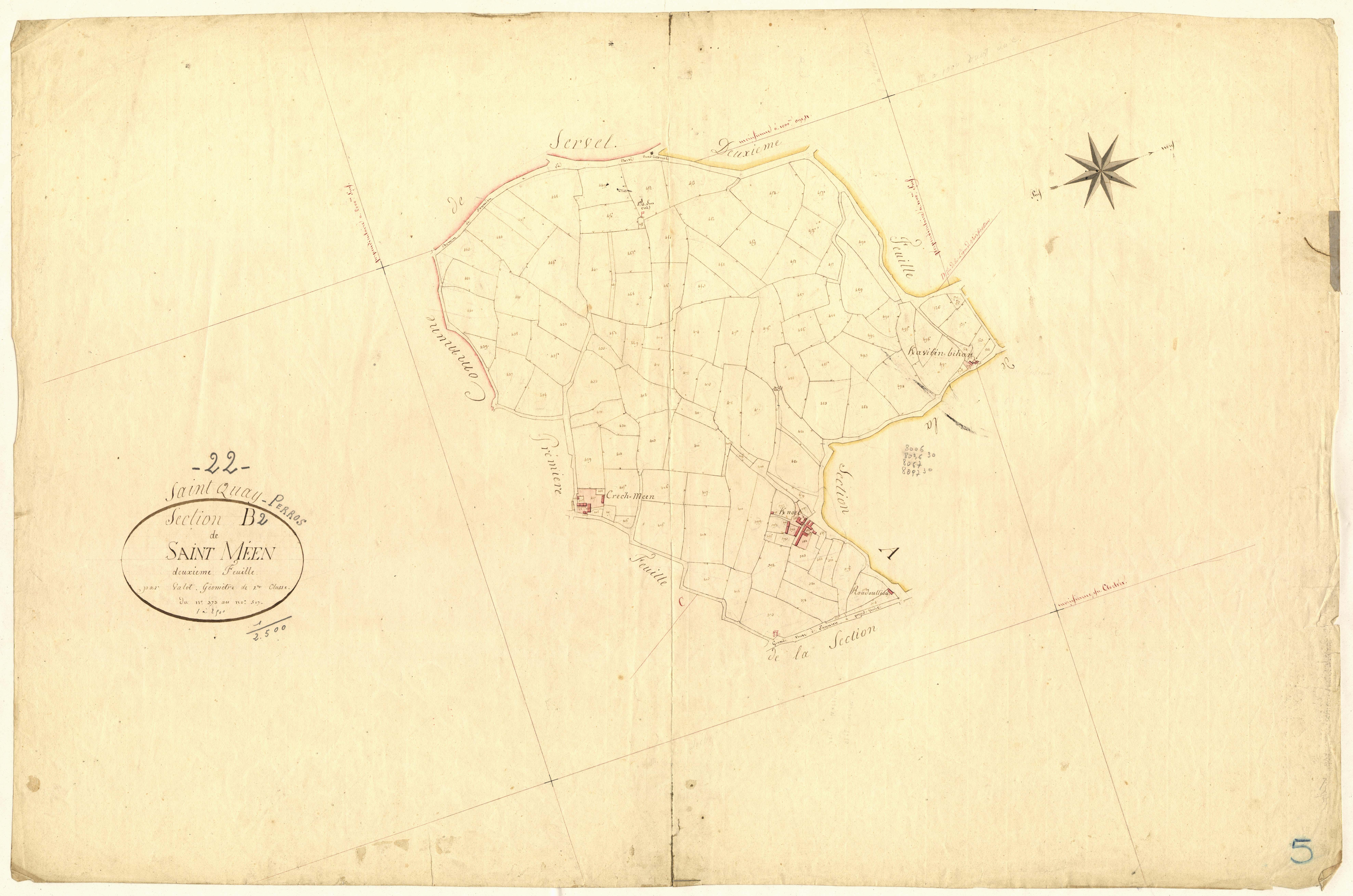 Saint-Quay-Perros - Section B, 2e feuille