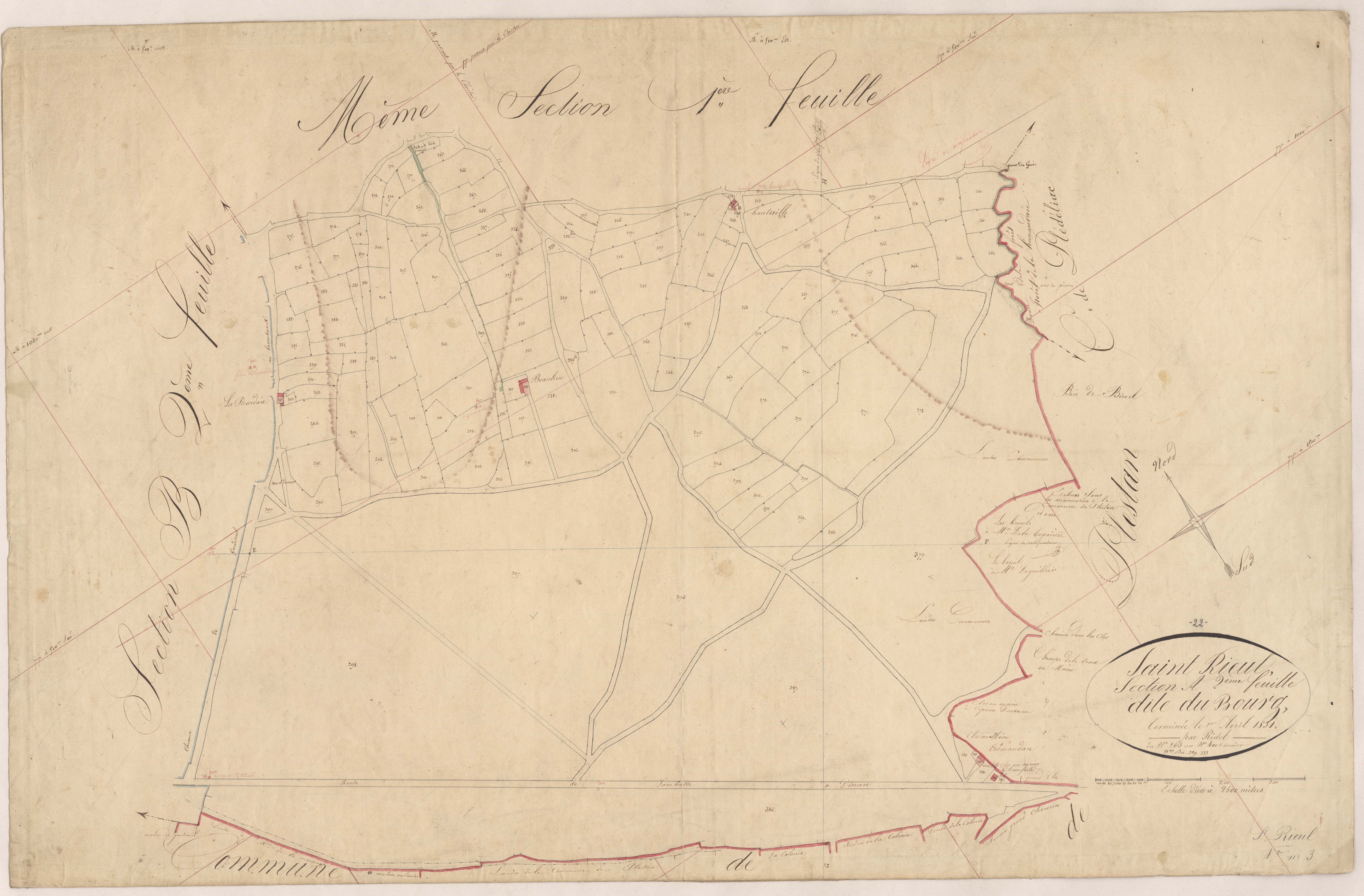Saint-Rieul - Section A, 2e feuille