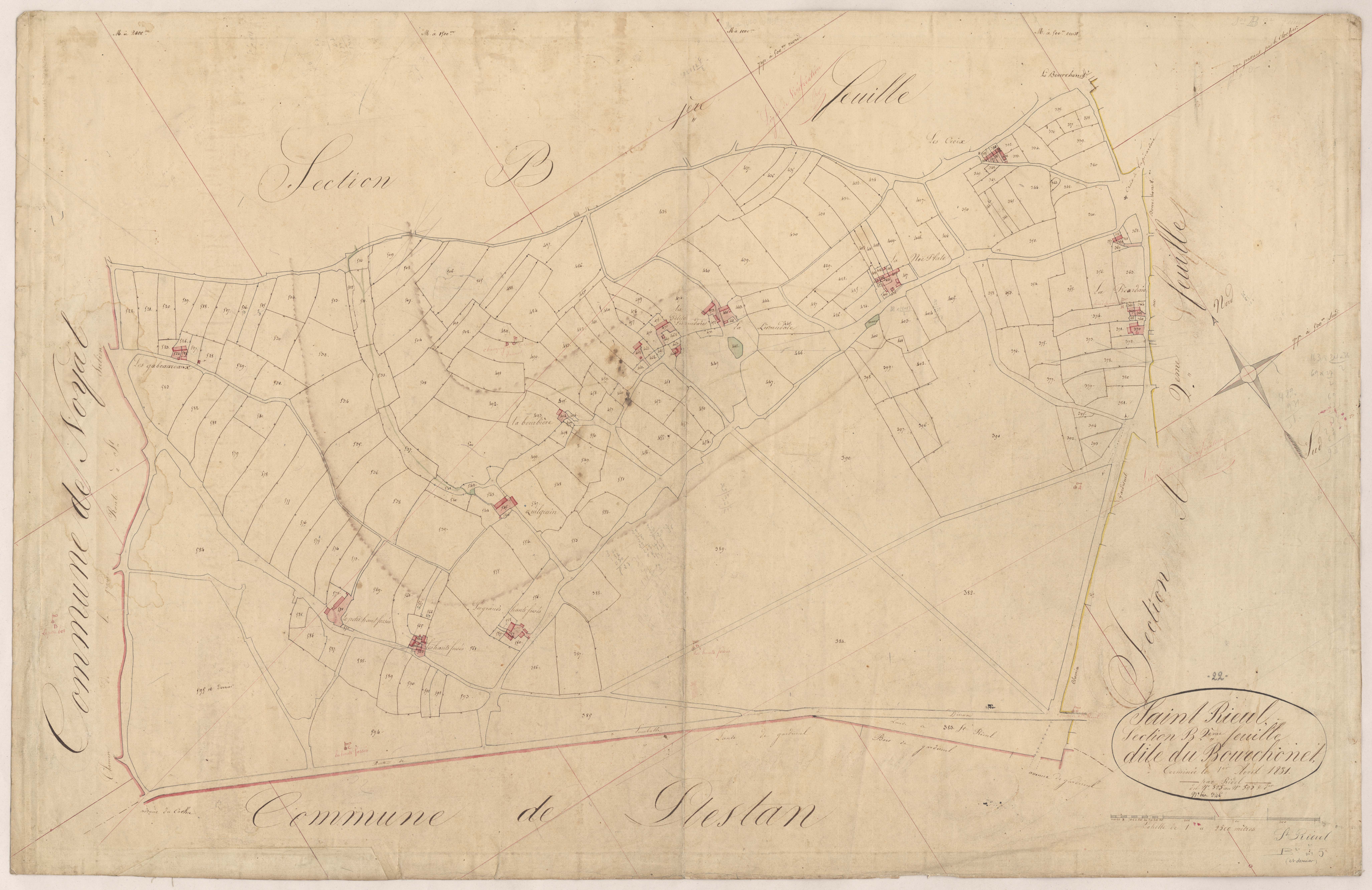 Saint-Rieul - Section B, 2e feuille