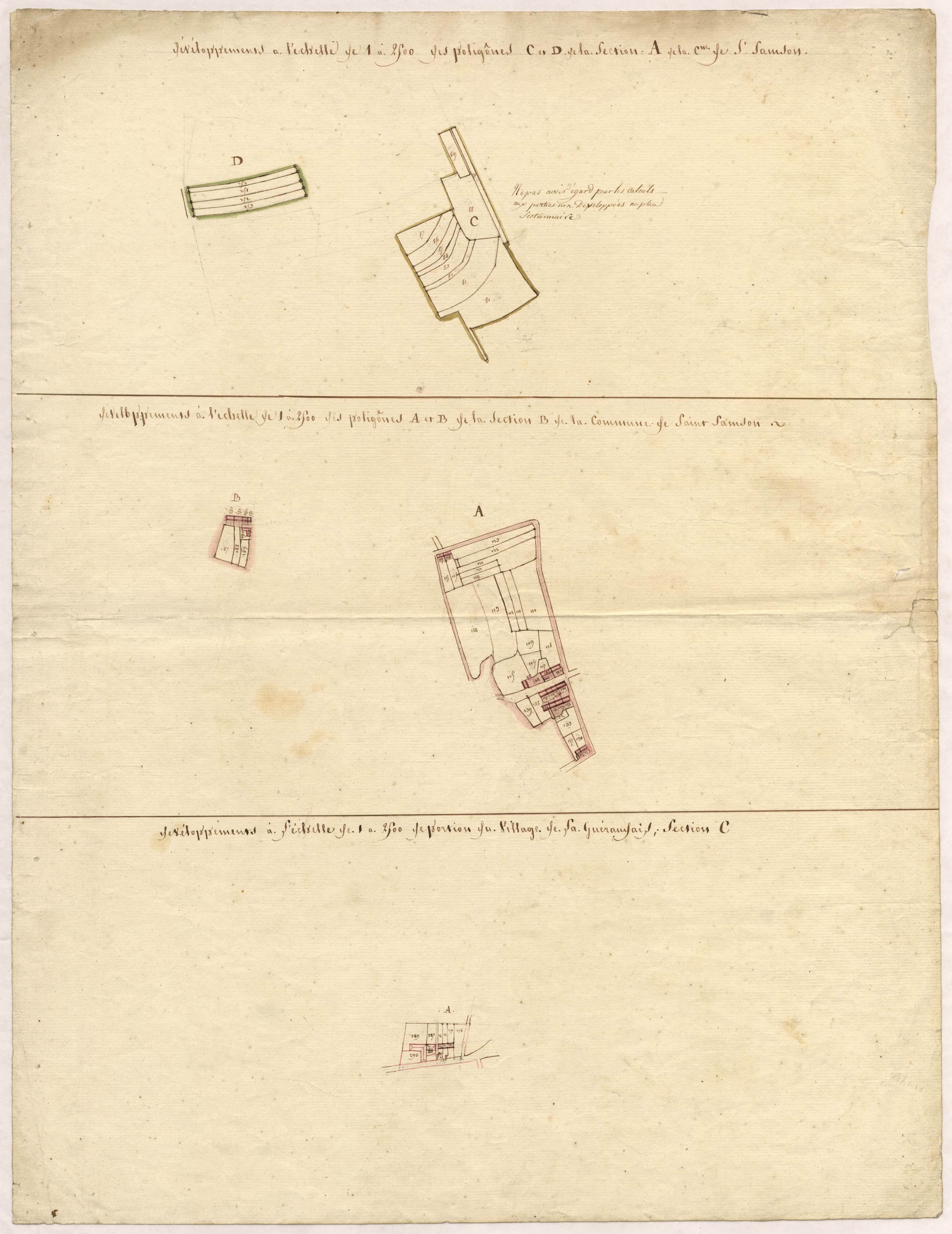 Saint-Samson-sur-Rance - Section D : développement (ABC)