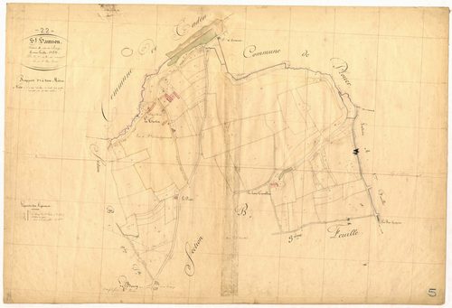 Saint-Samson-sur-Rance - Section B, 1re feuille