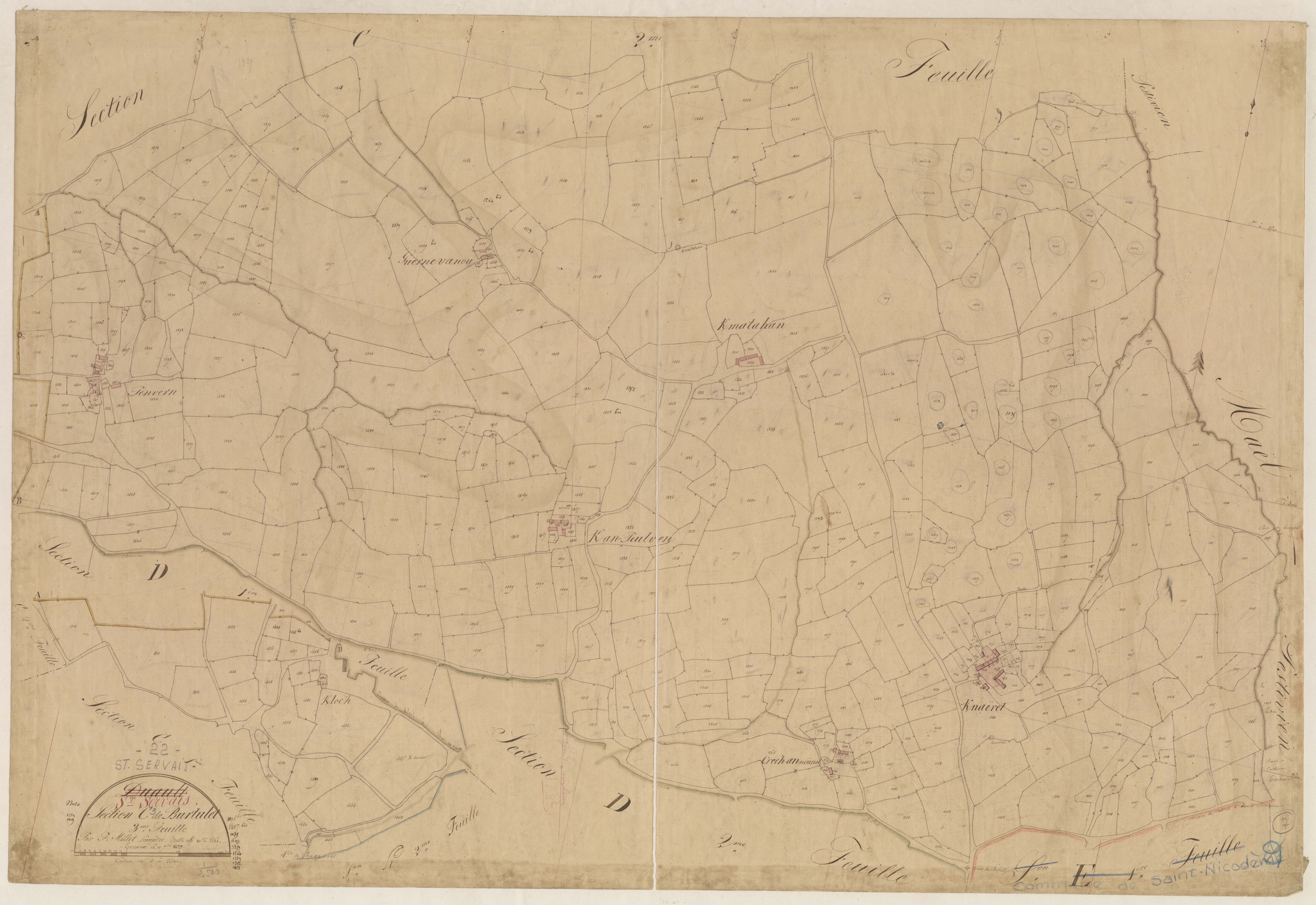 Saint-Servais - Section C, 3e feuille