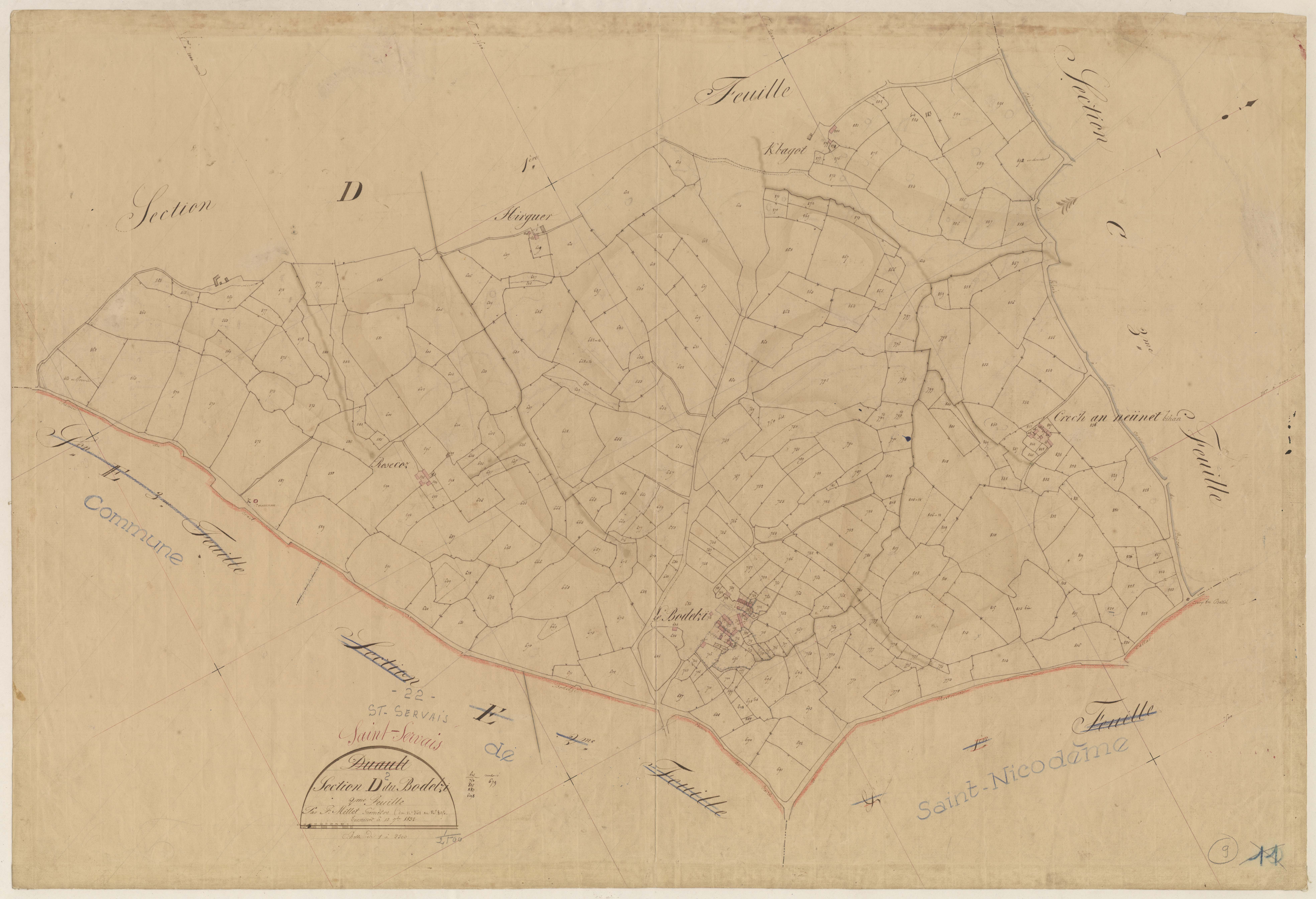 Saint-Servais - Section D, 2e feuille