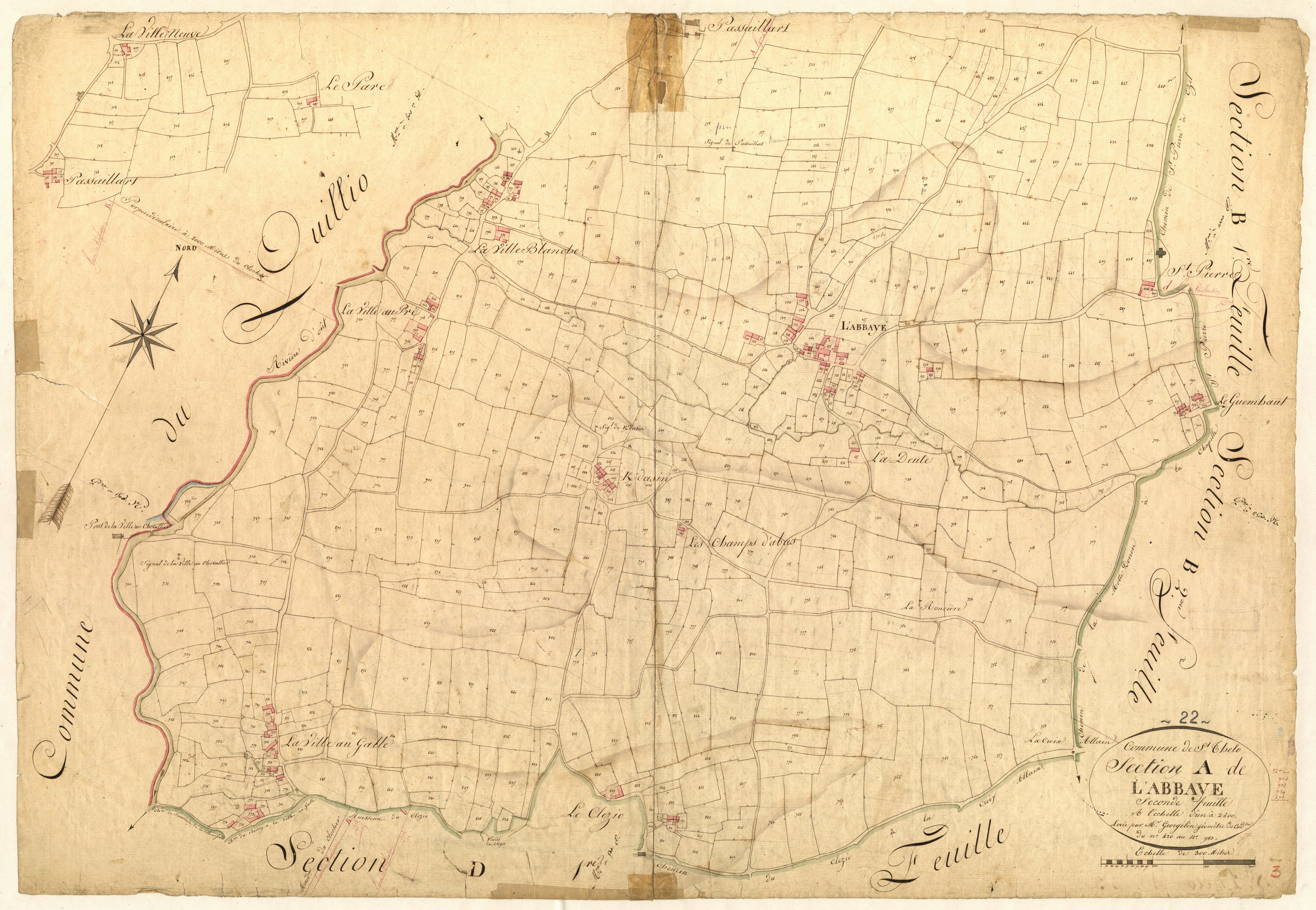 Saint-Thélo - Section A, 2e feuille