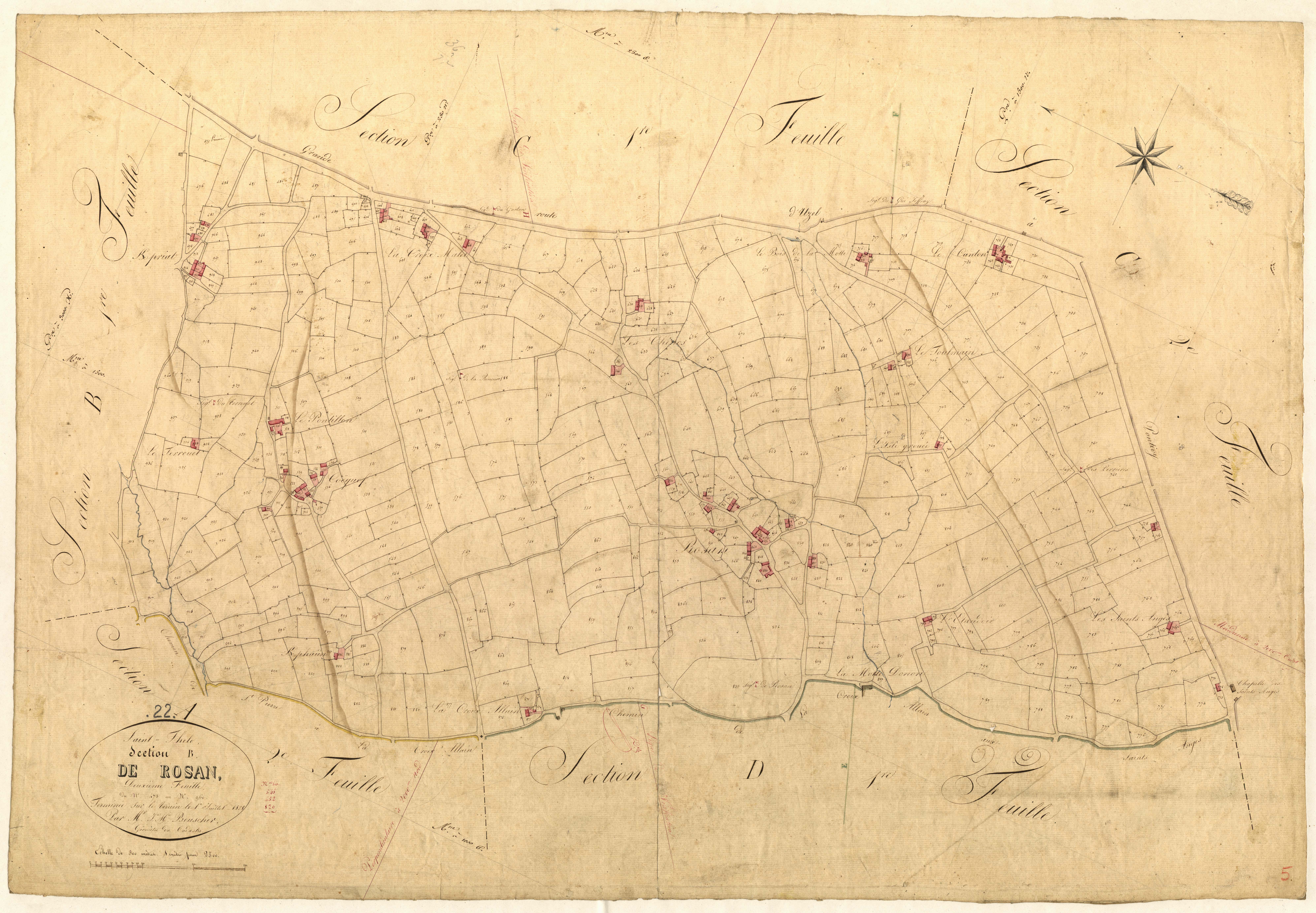 Saint-Thélo - Section B, 2e feuille