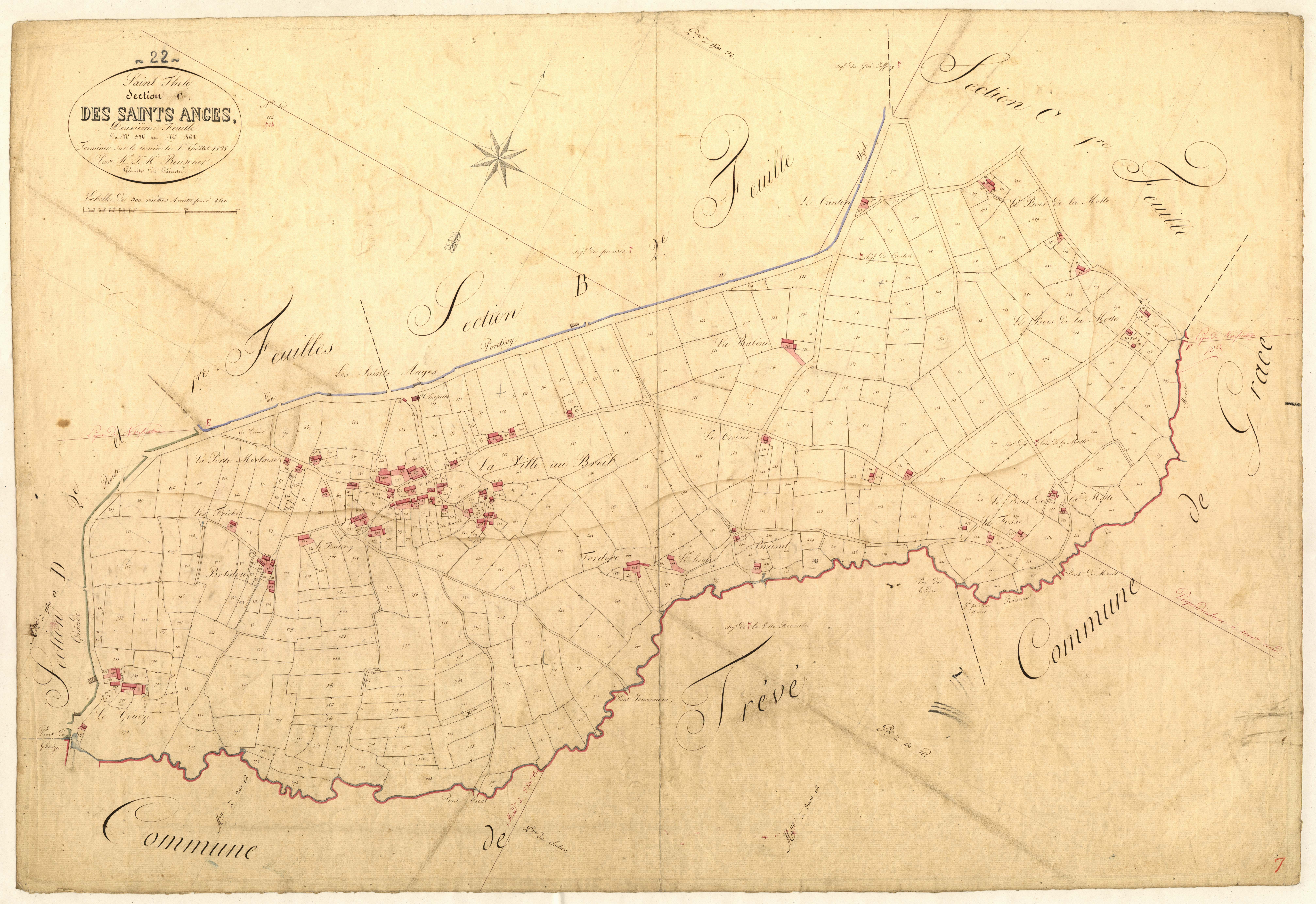 Saint-Thélo - Section C, 2e feuille