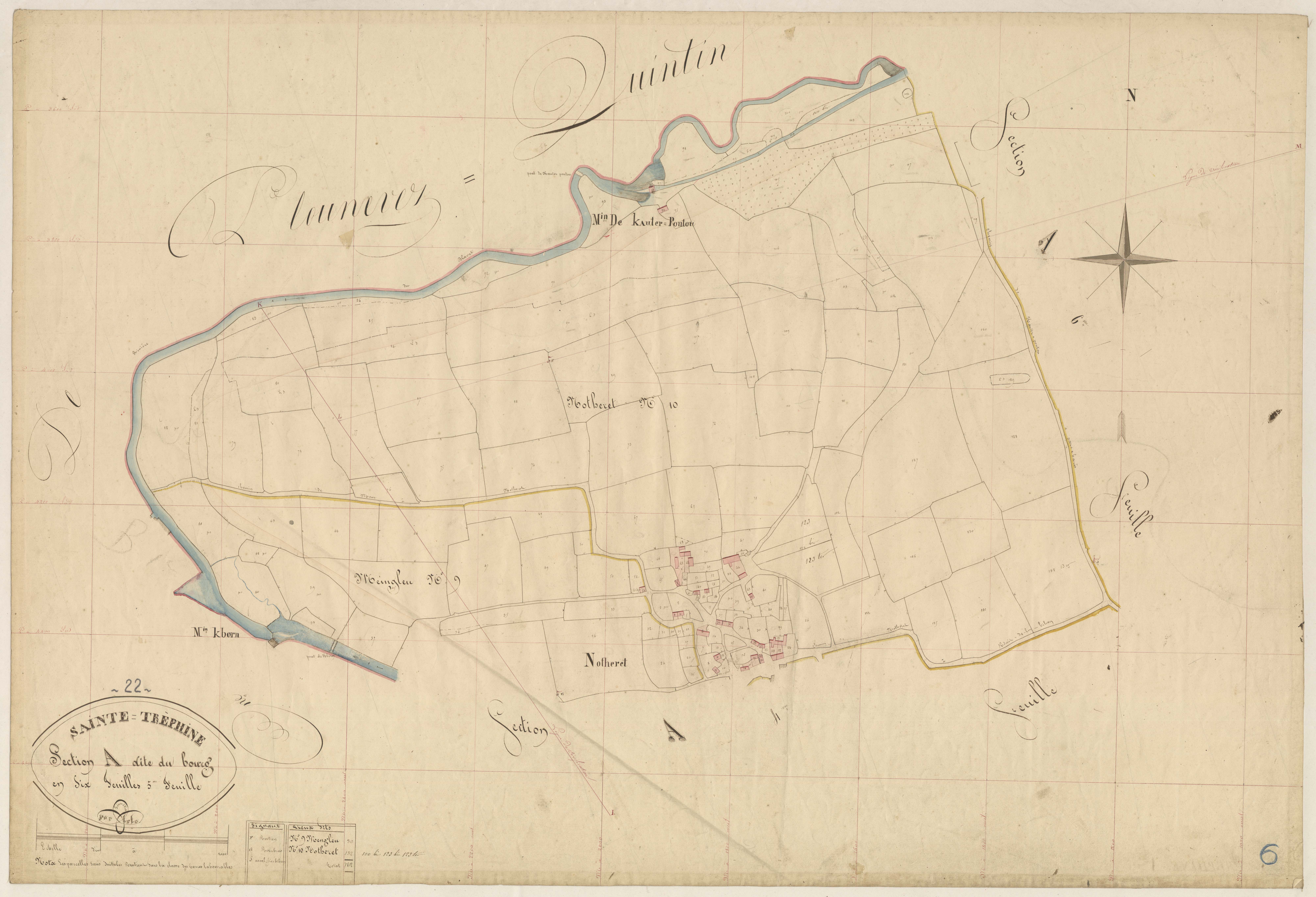 Sainte-Tréphine - Section A, 5e feuille