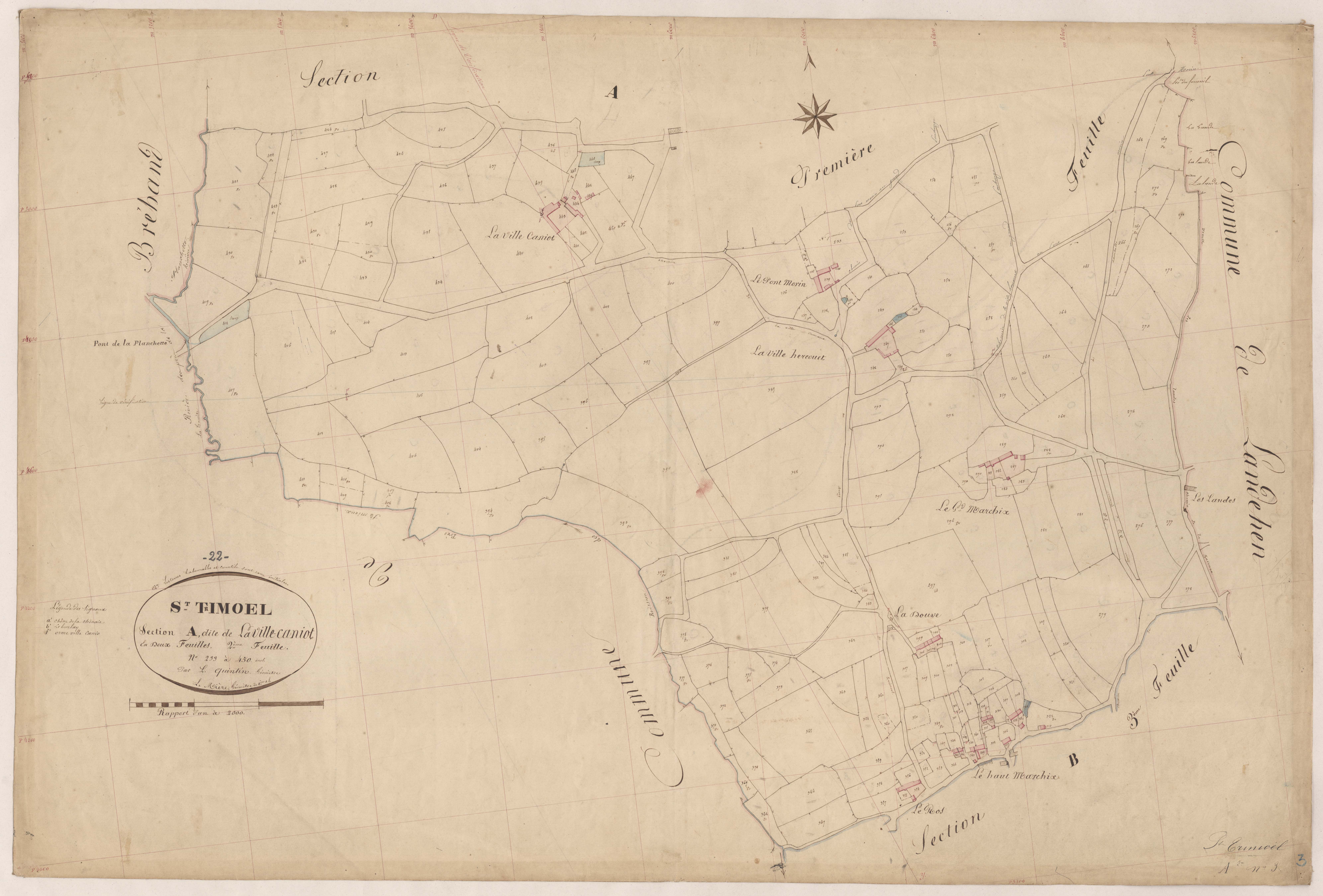 Saint-Trimoël - Section A, 2e feuille