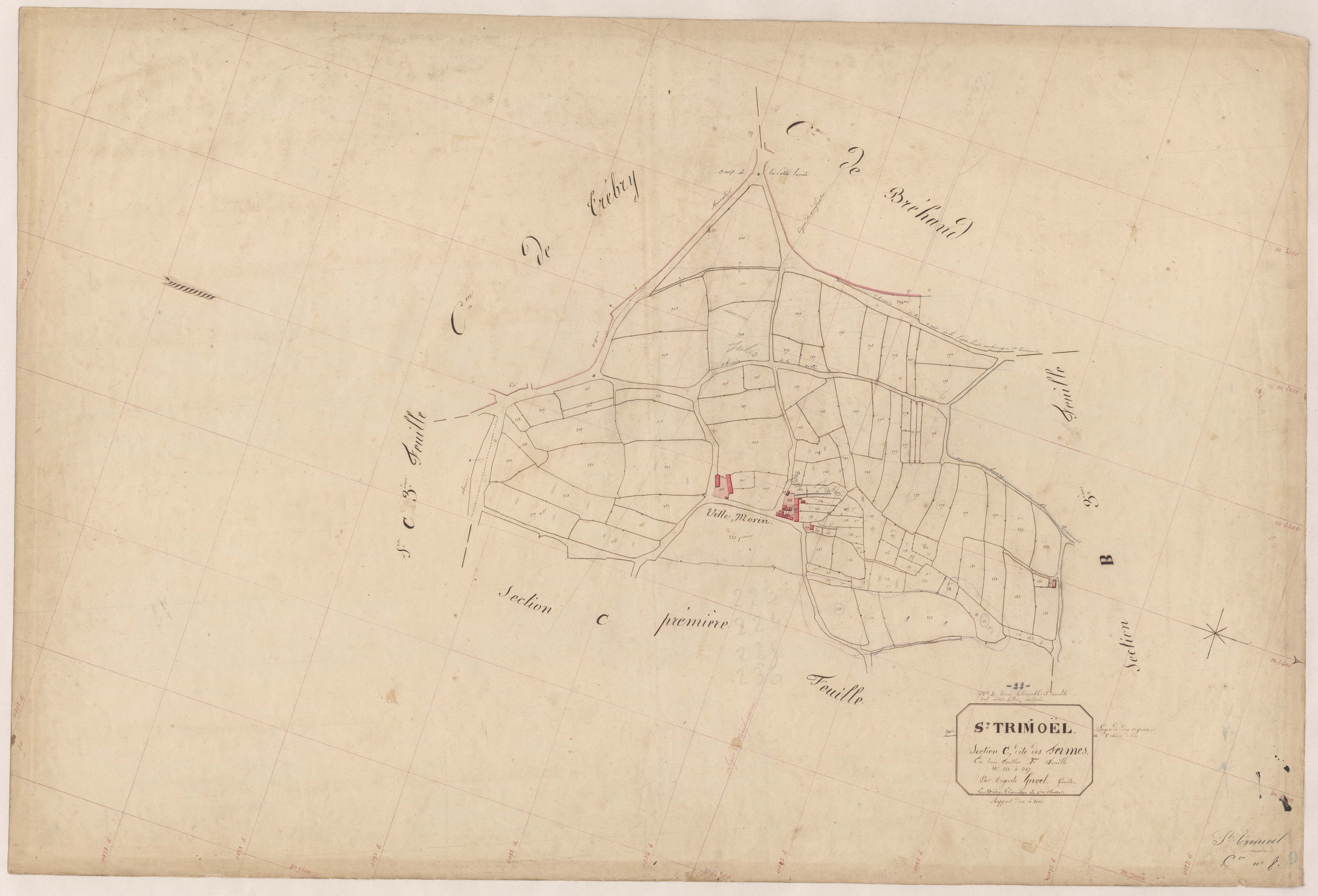 Saint-Trimoël - Section C, 2e feuille
