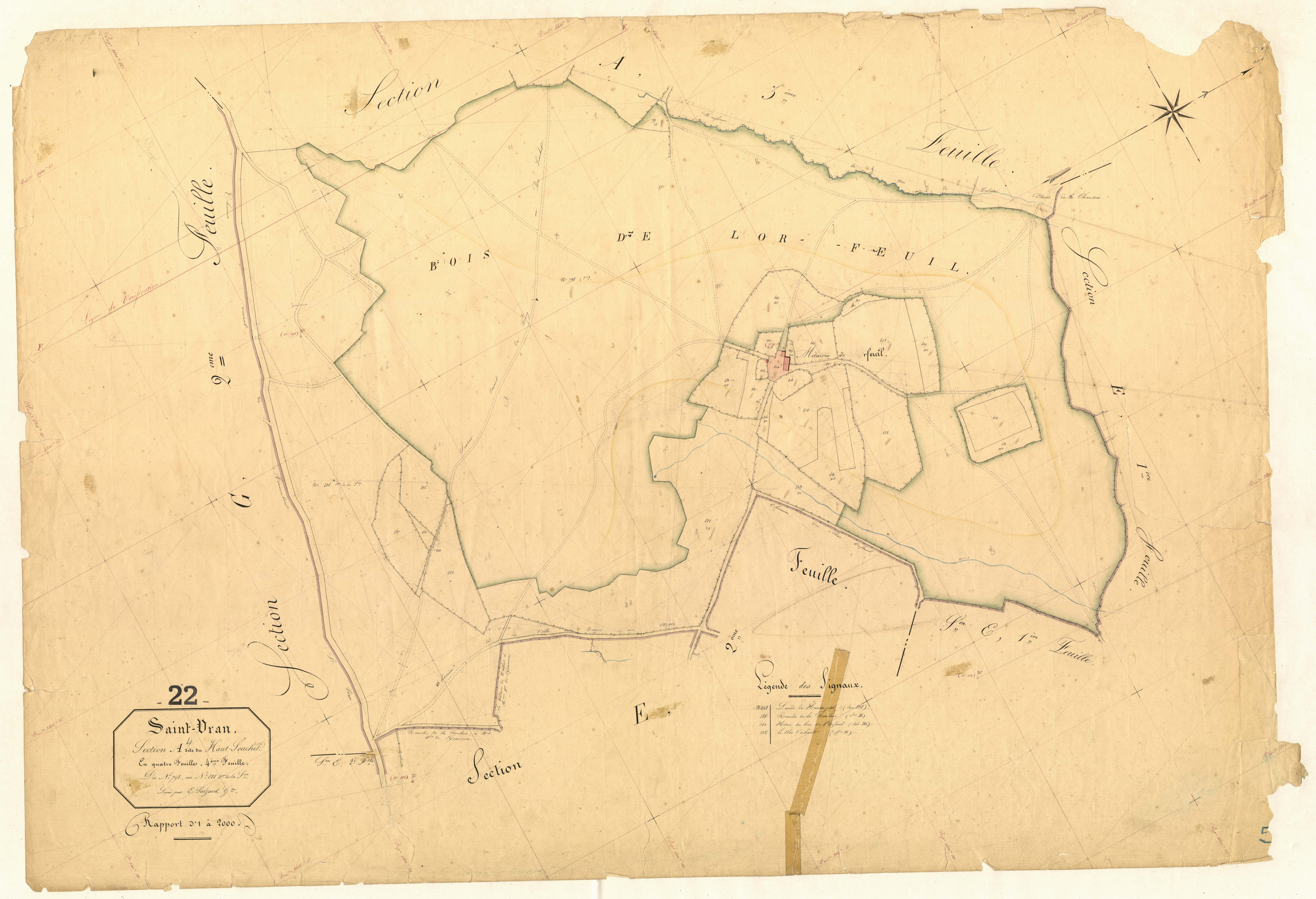 Saint-Vran - Section A, 4e feuille