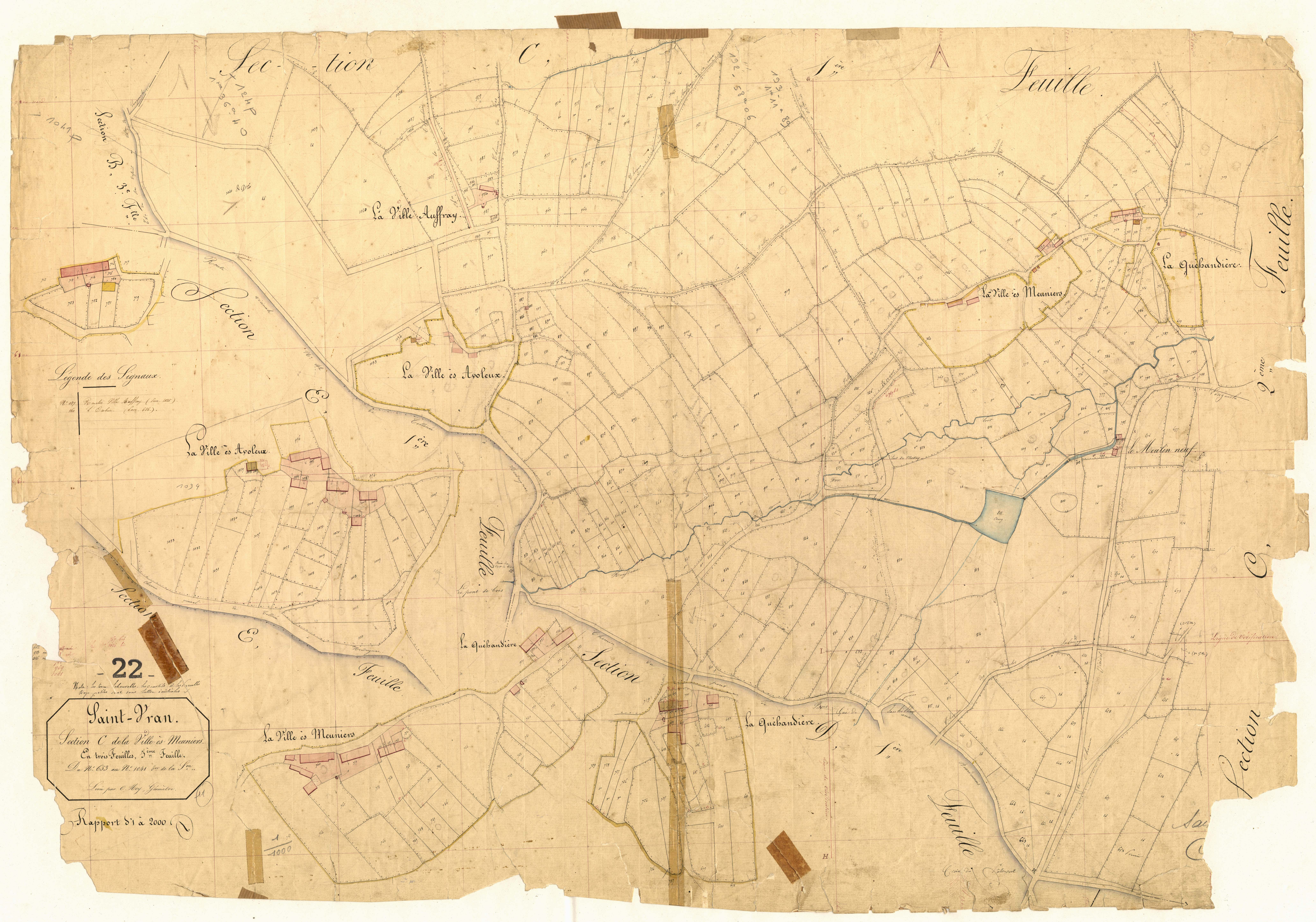 Saint-Vran - Section C, 3e feuille
