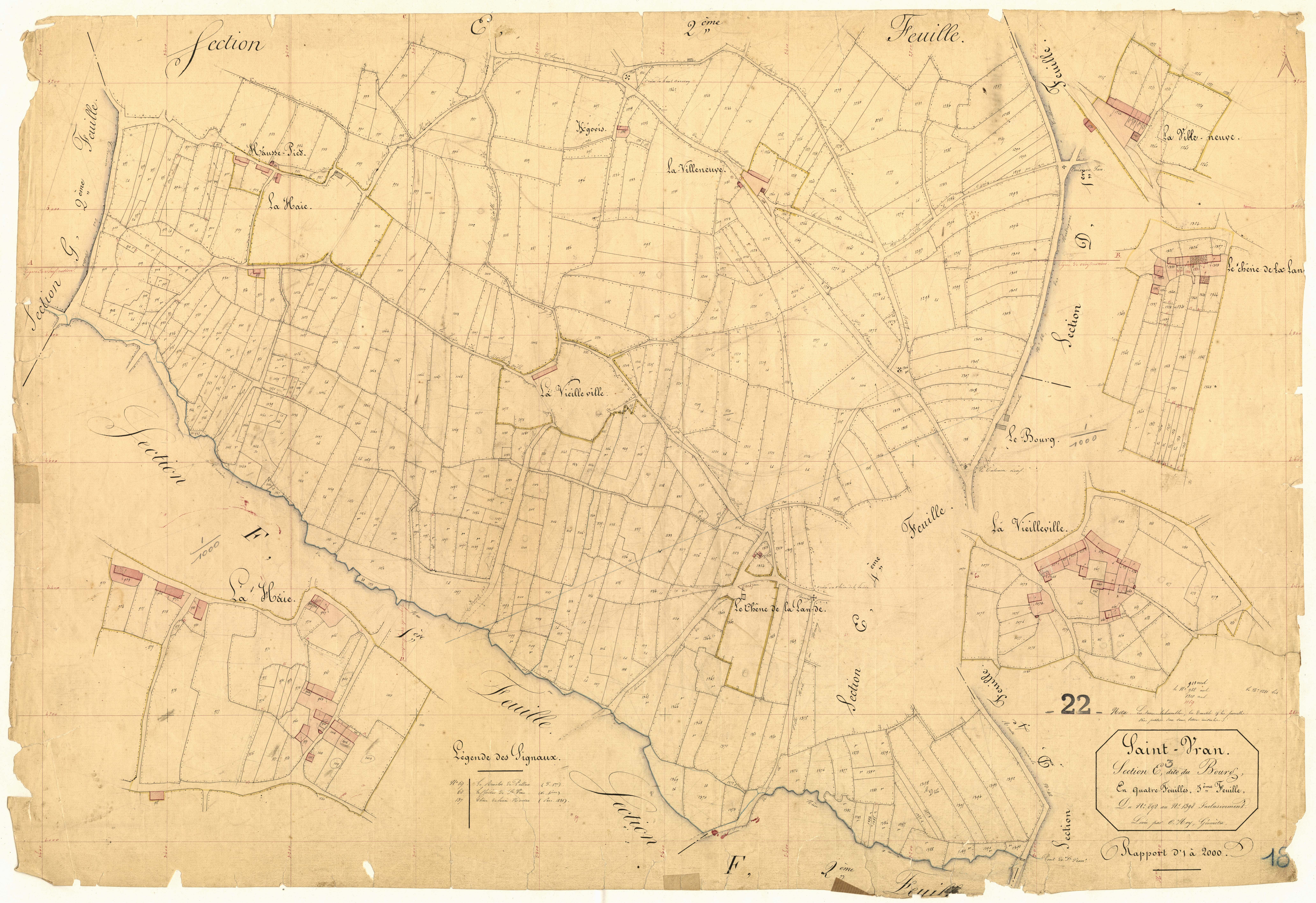Saint-Vran - Section E, 3e feuille