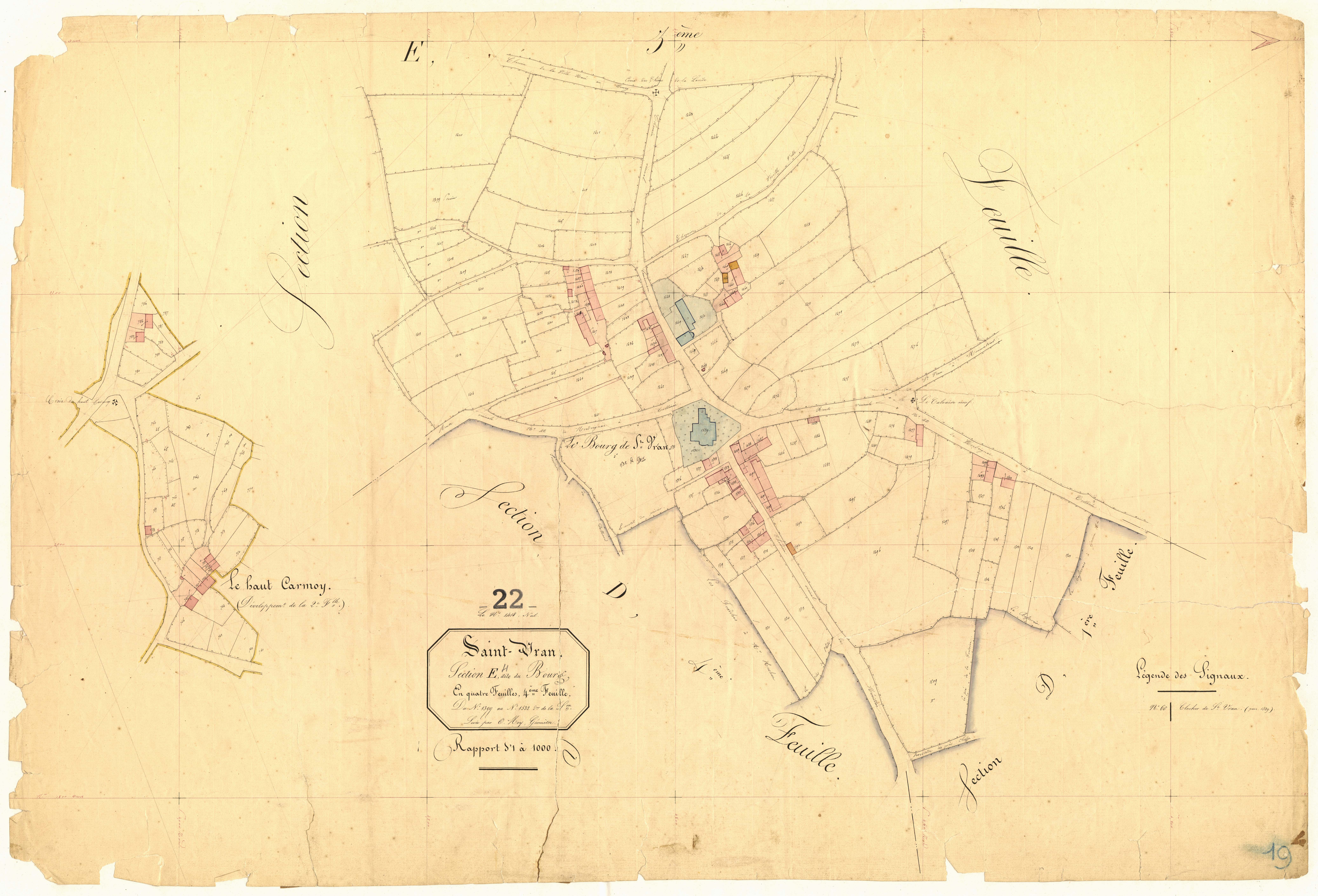 Saint-Vran - Section E, 4e feuille
