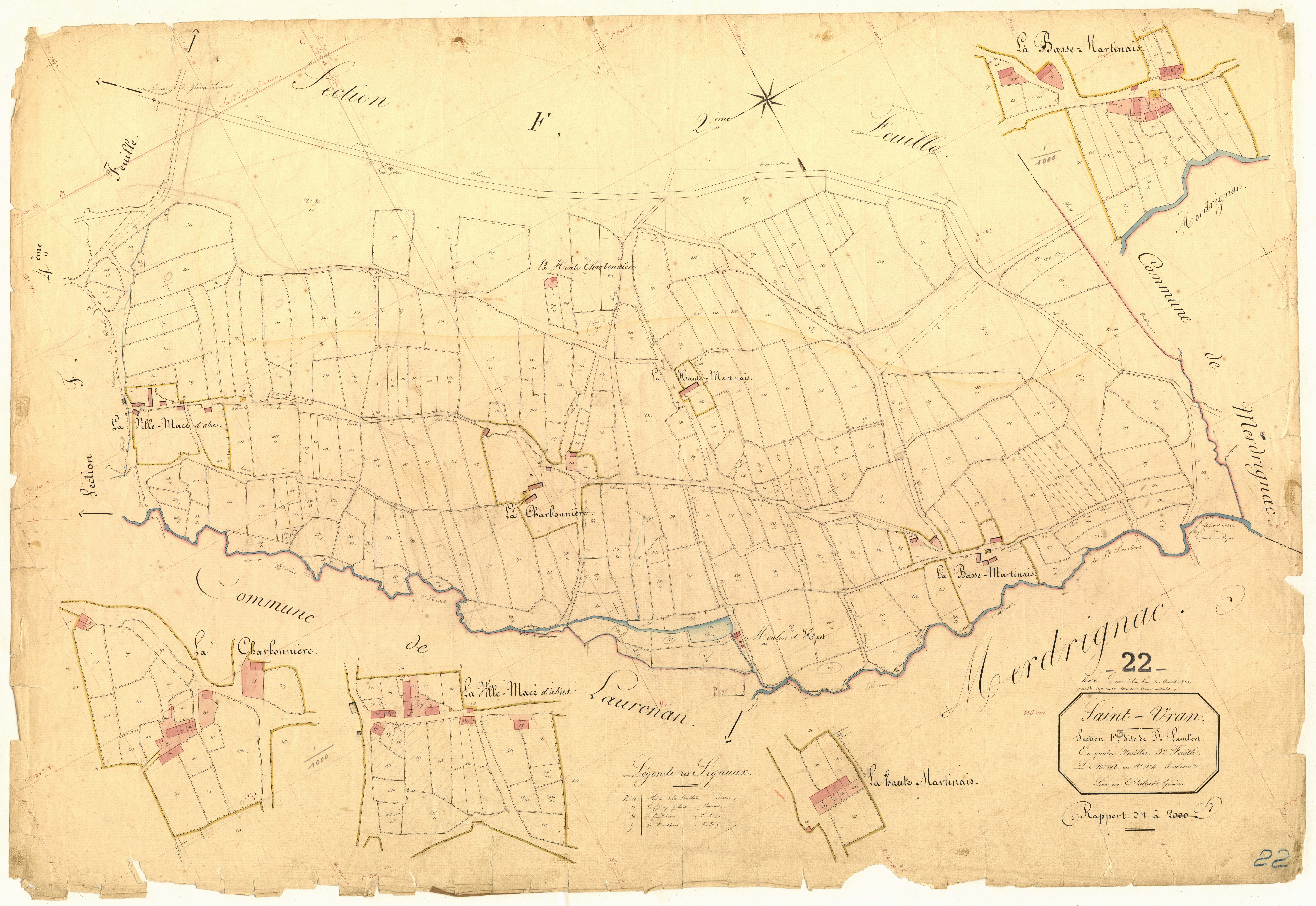 Saint-Vran - Section F, 3e feuille