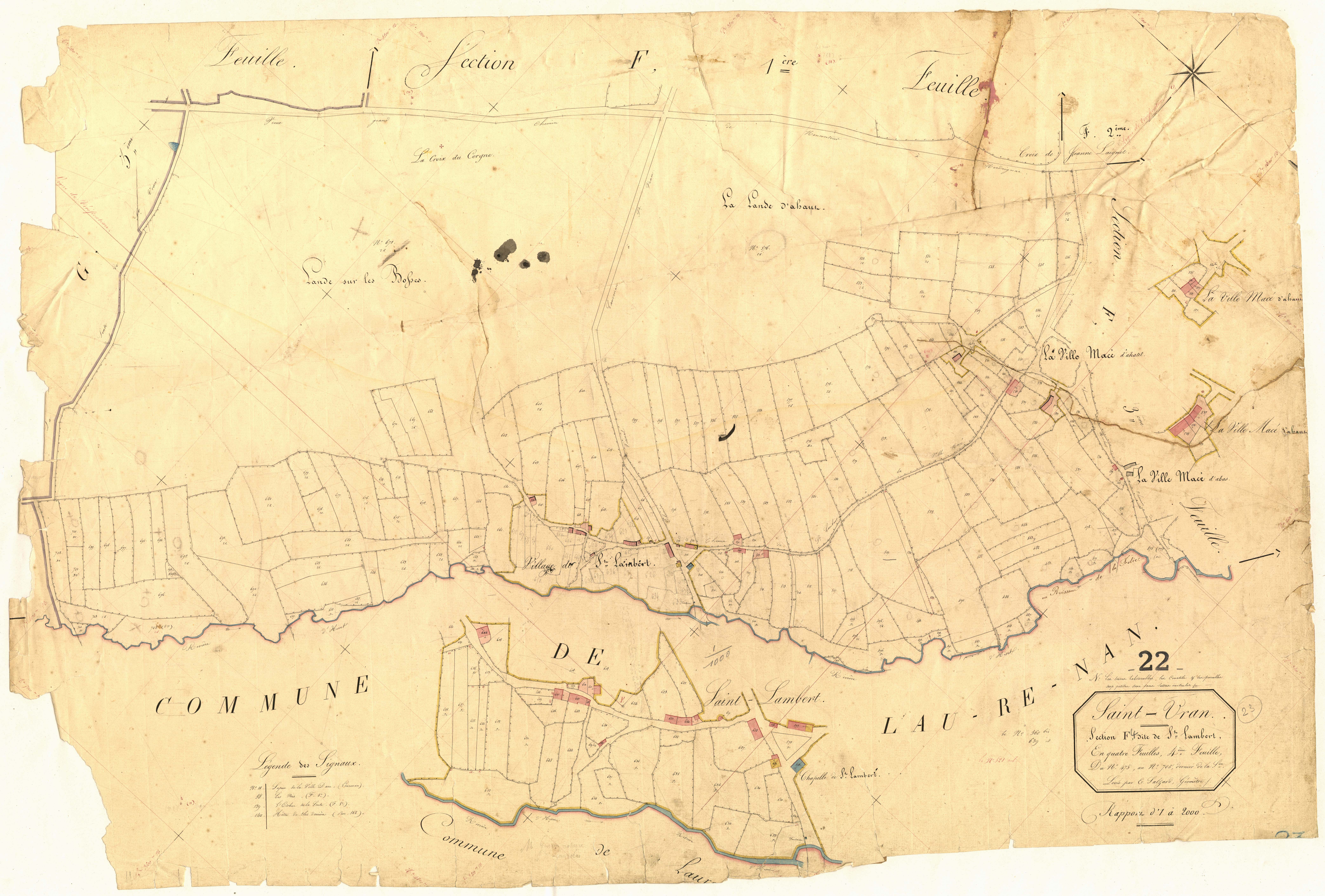 Saint-Vran - Section F, 4e feuille