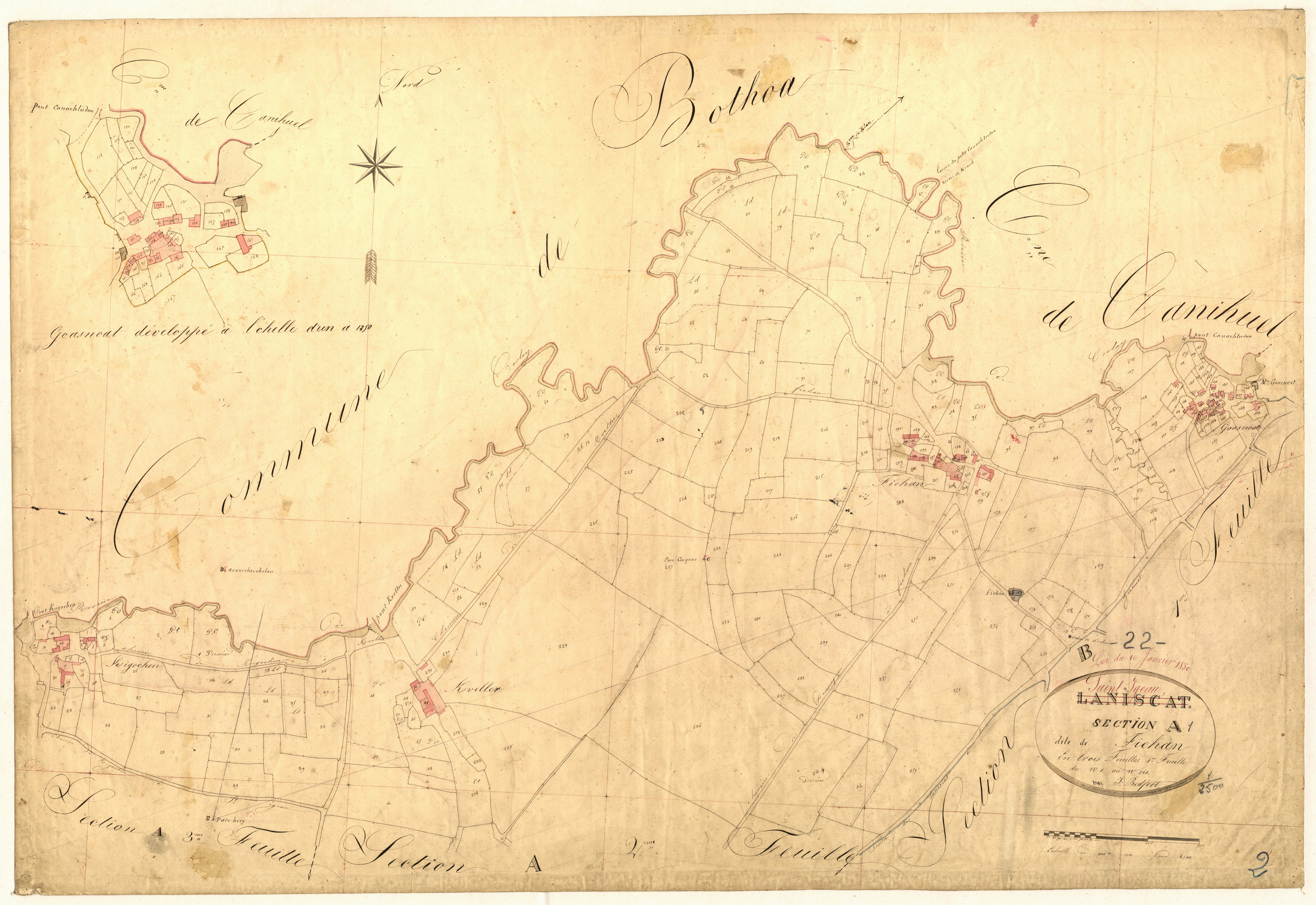 Saint-Igeaux - Section A, 1re feuille