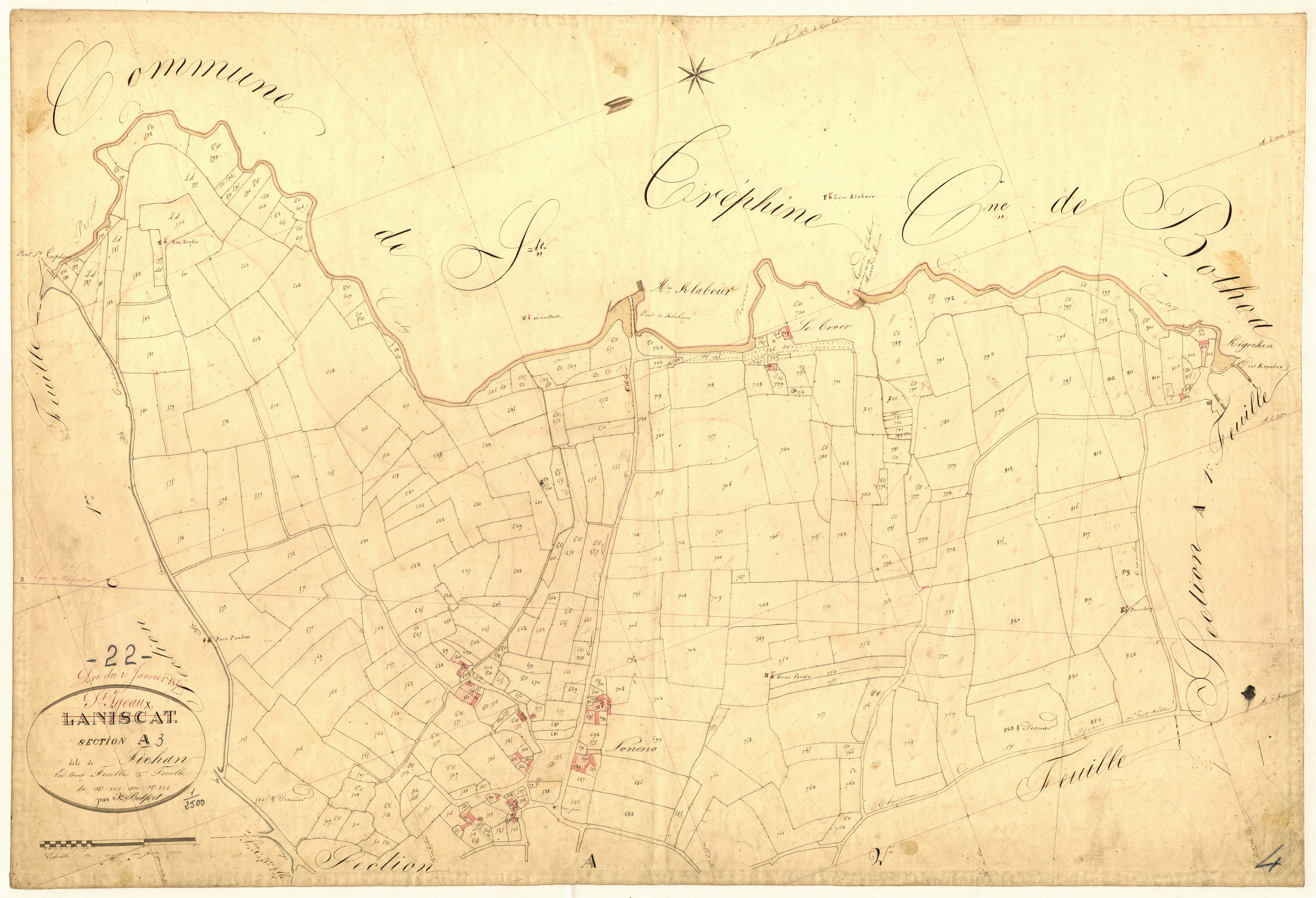 Saint-Igeaux - Section A, 3e feuille