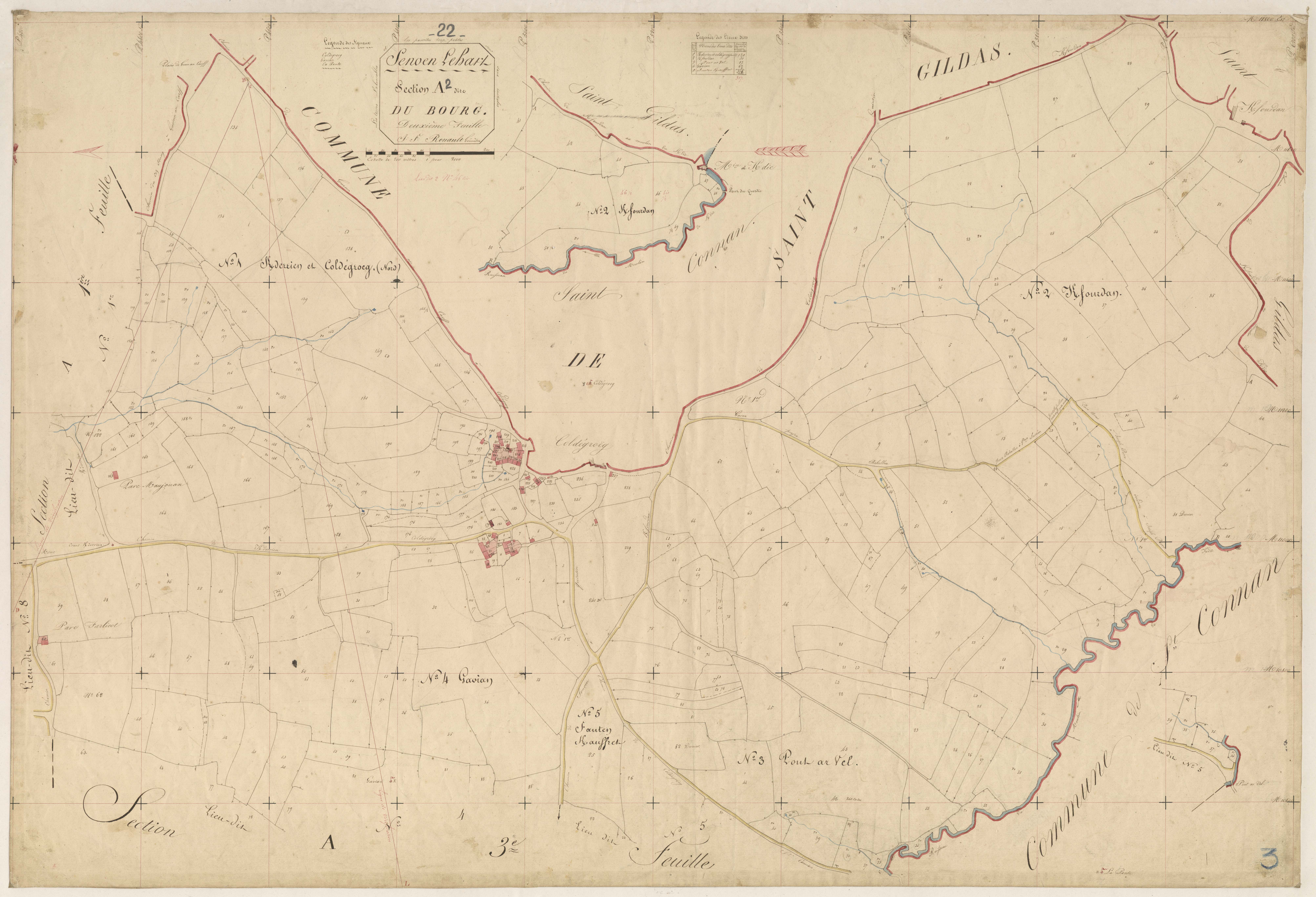 Senven-Léhart - Section A, 2e feuille