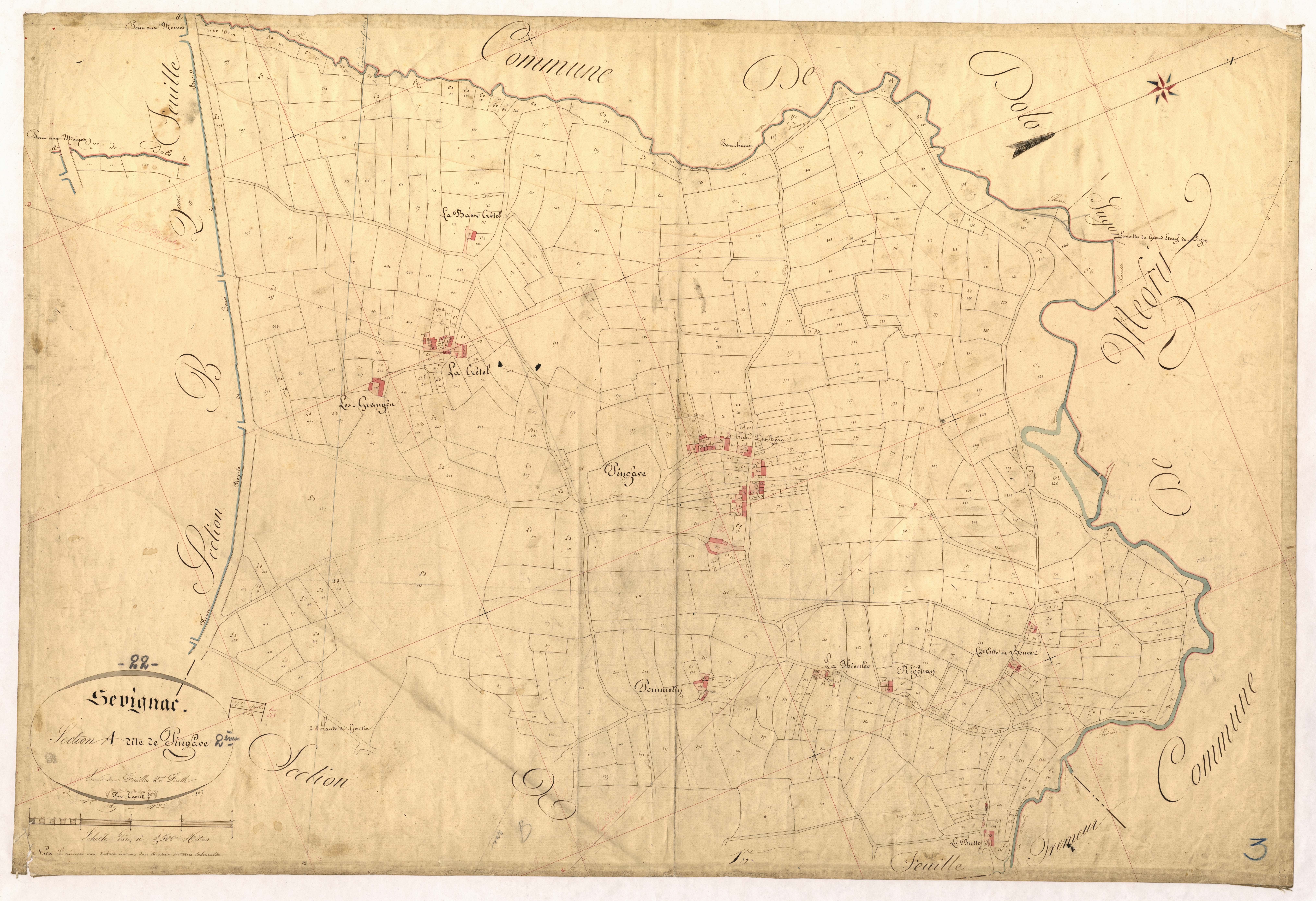 Sévignac - Section A, 2e feuille