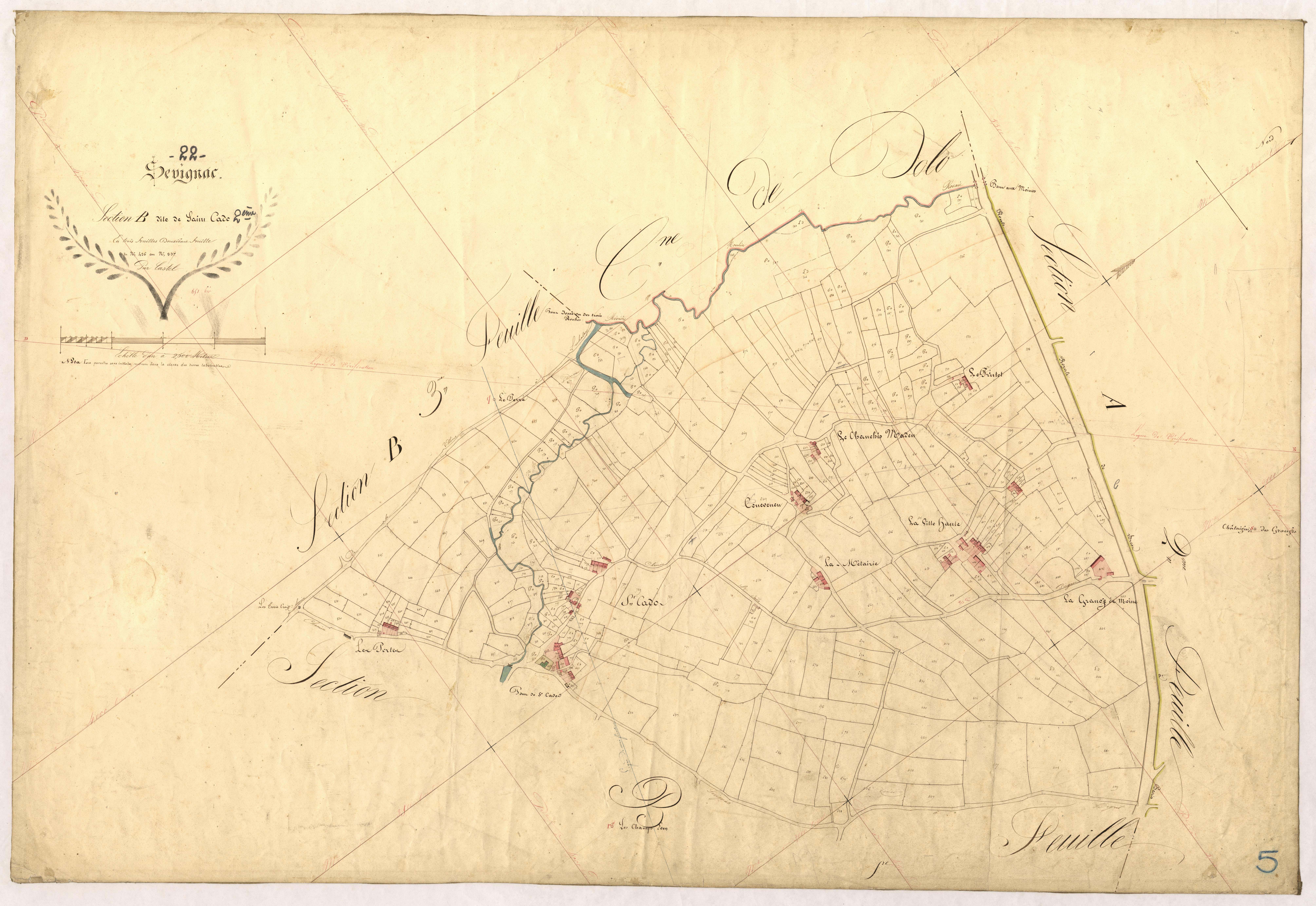 Sévignac - Section B, 2e feuille