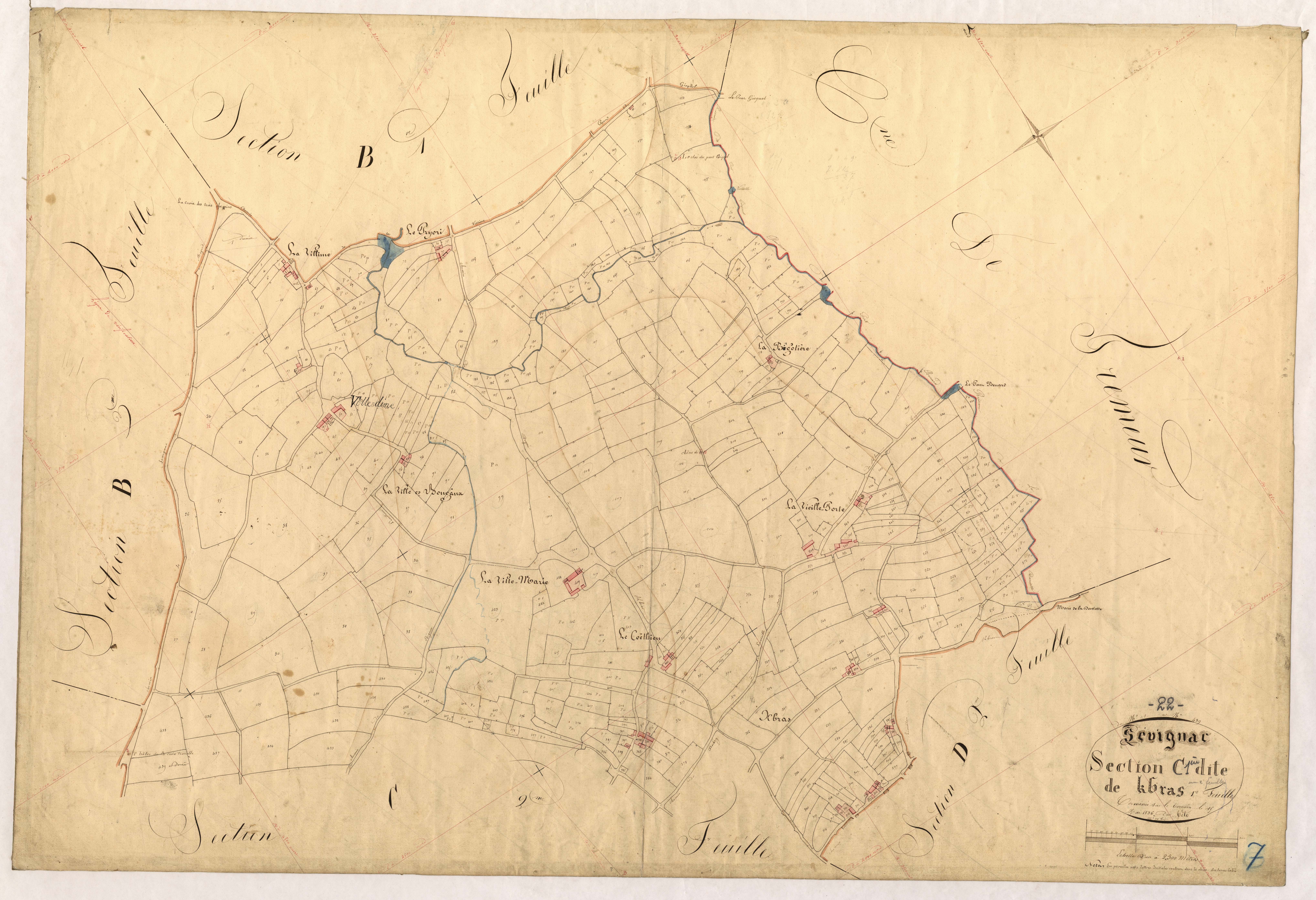 Sévignac - Section C, 1re feuille