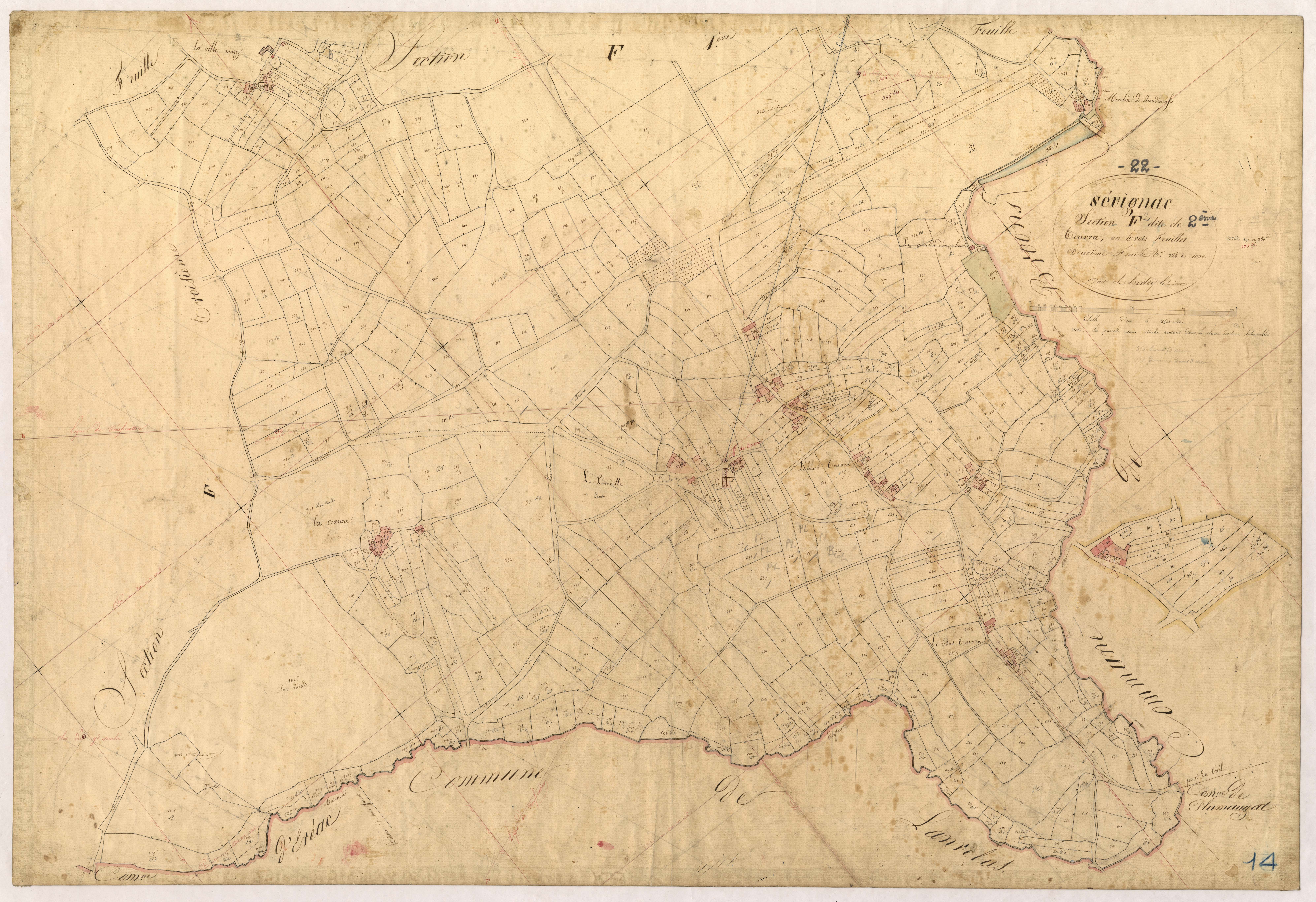 Sévignac - Section F, 2e feuille