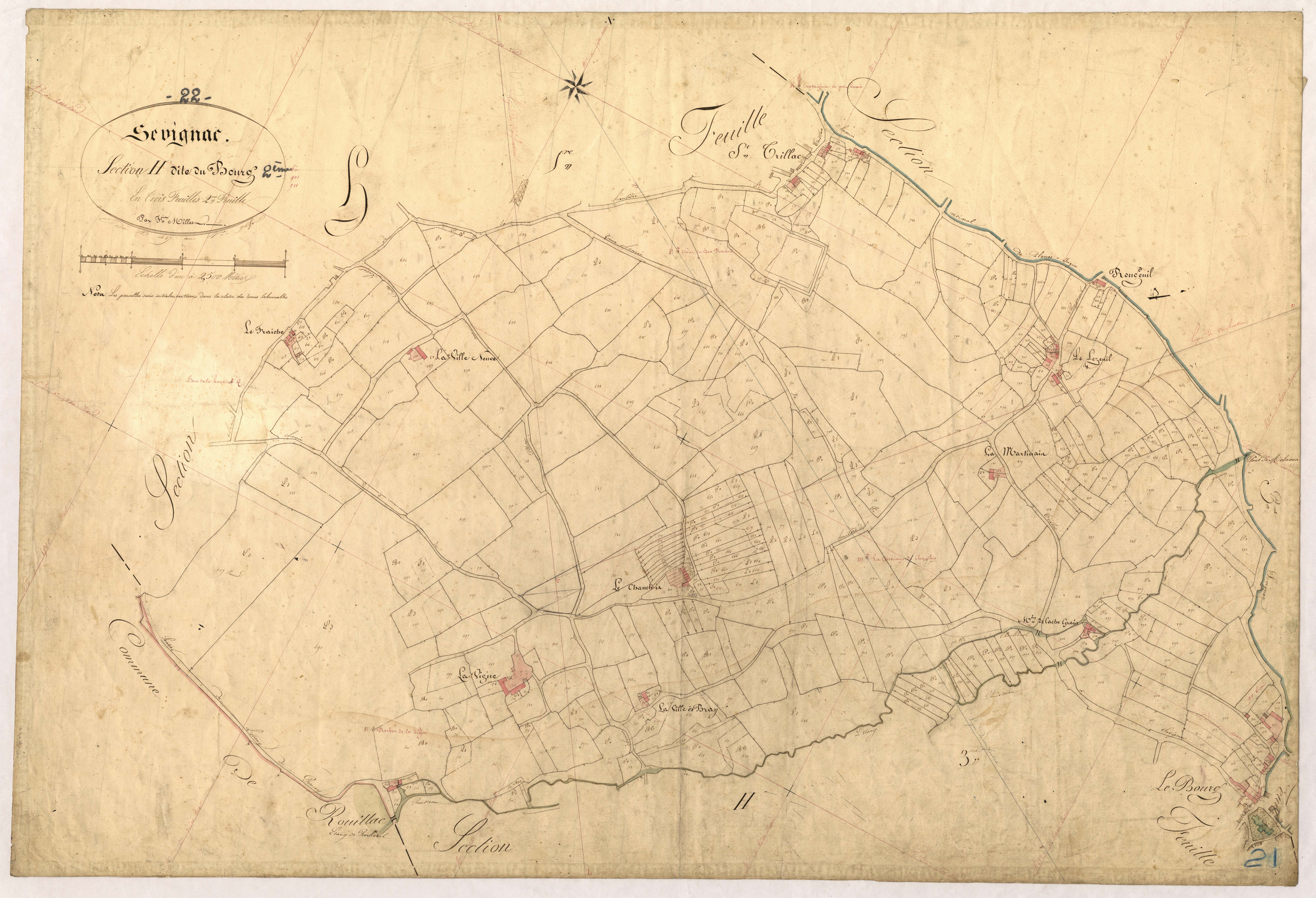 Sévignac - Section H, 2e feuille
