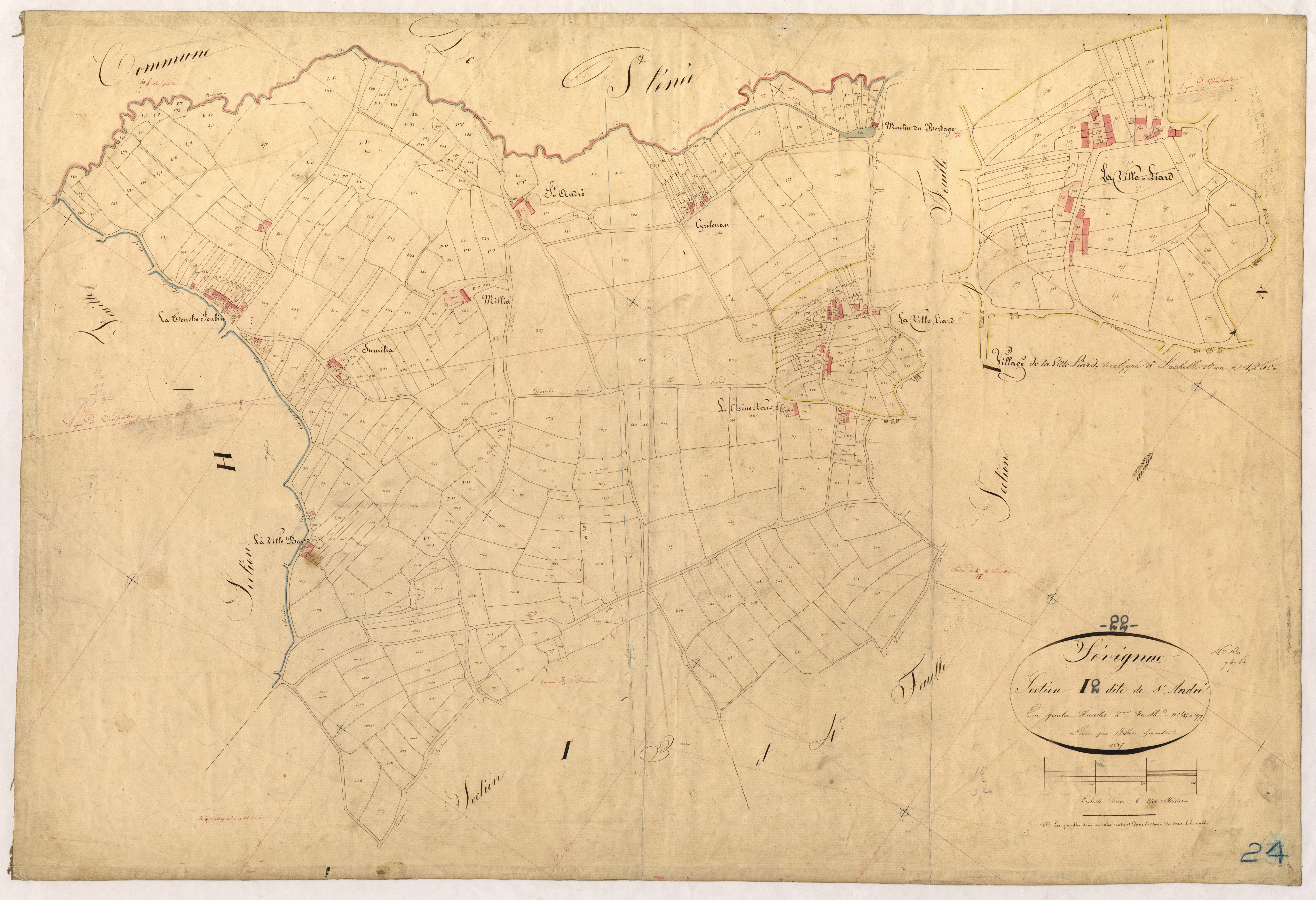 Sévignac - Section I, 2e feuille