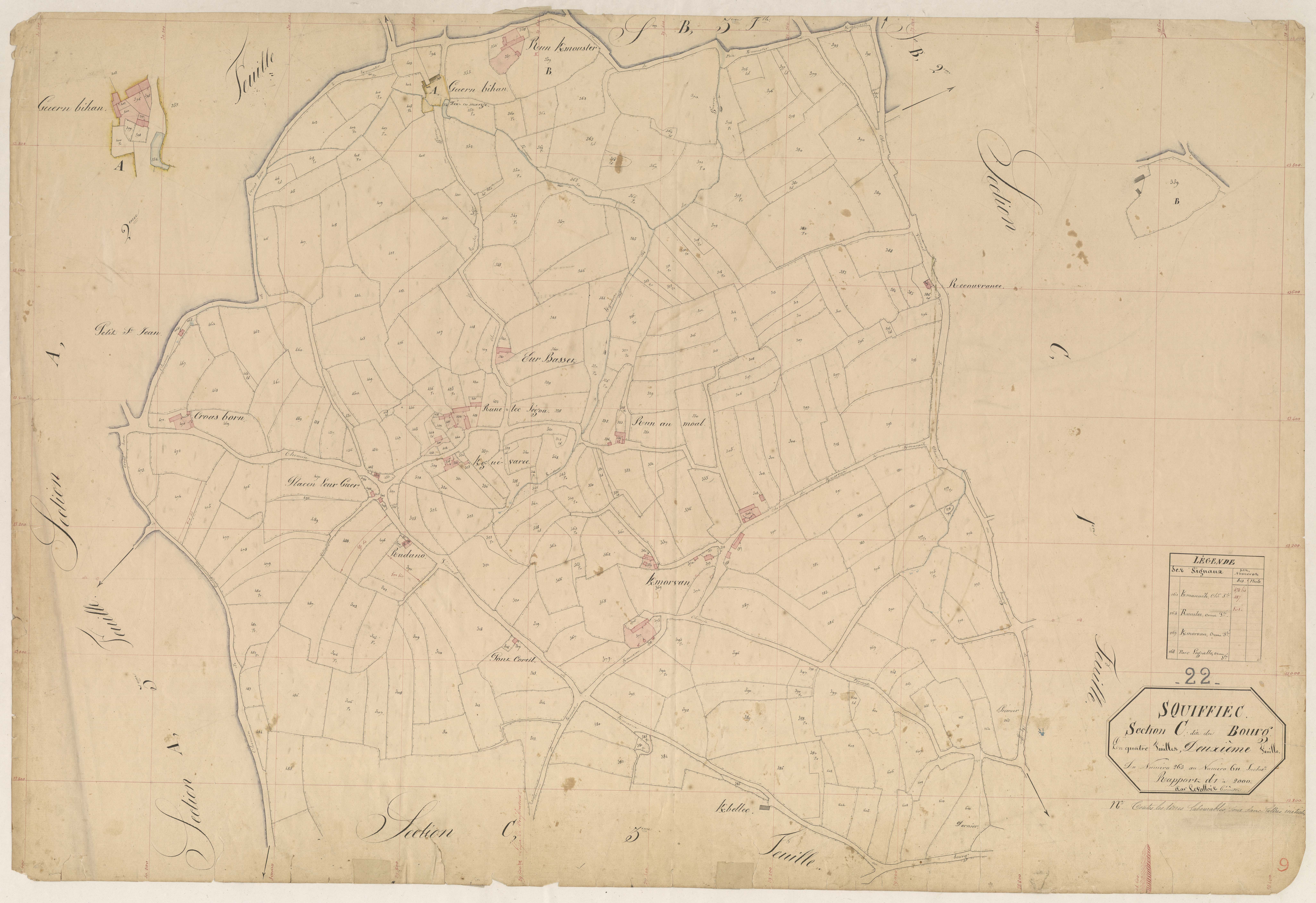 Squiffiec - Section C, 2e feuille