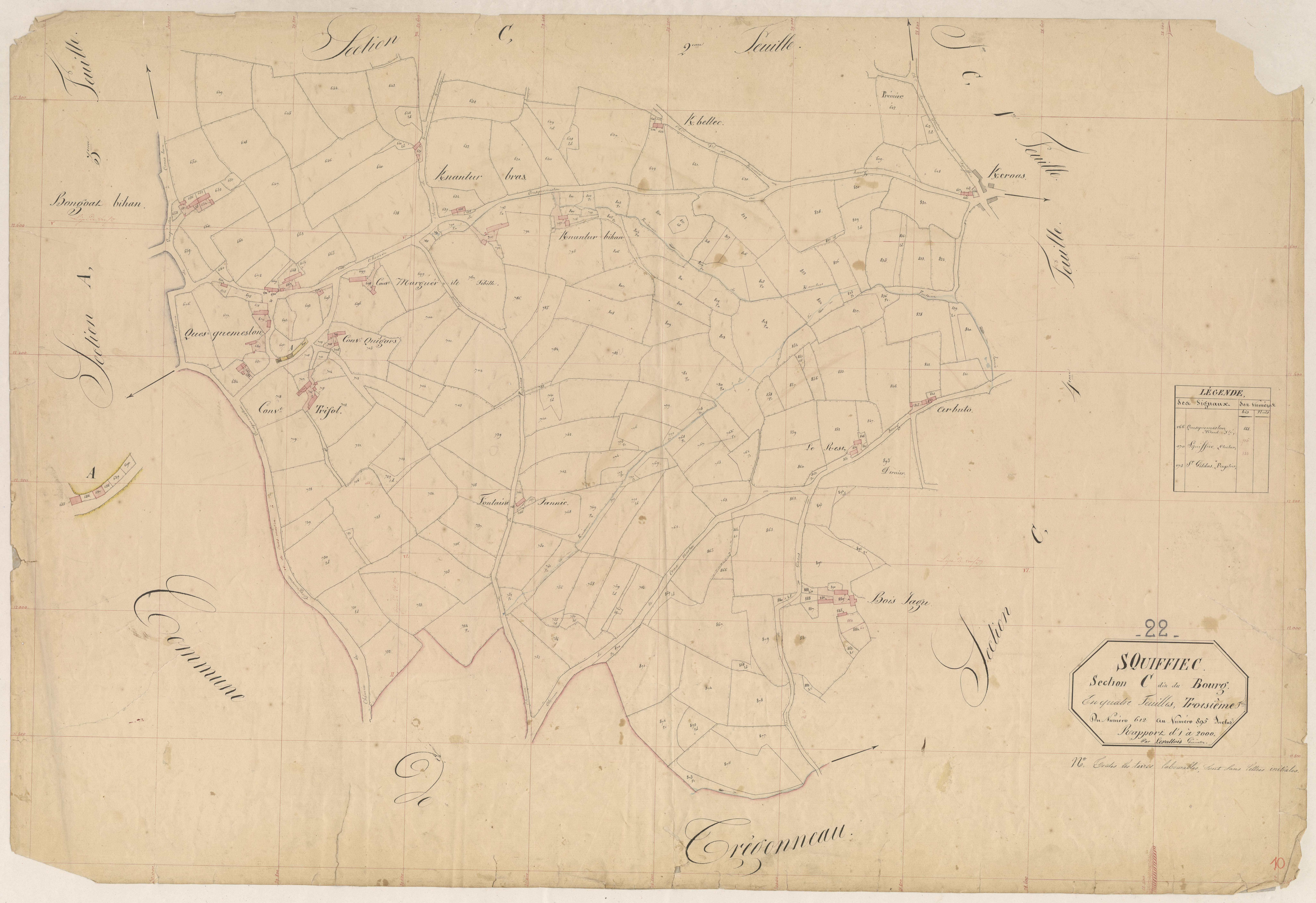Squiffiec - Section C, 3e feuille