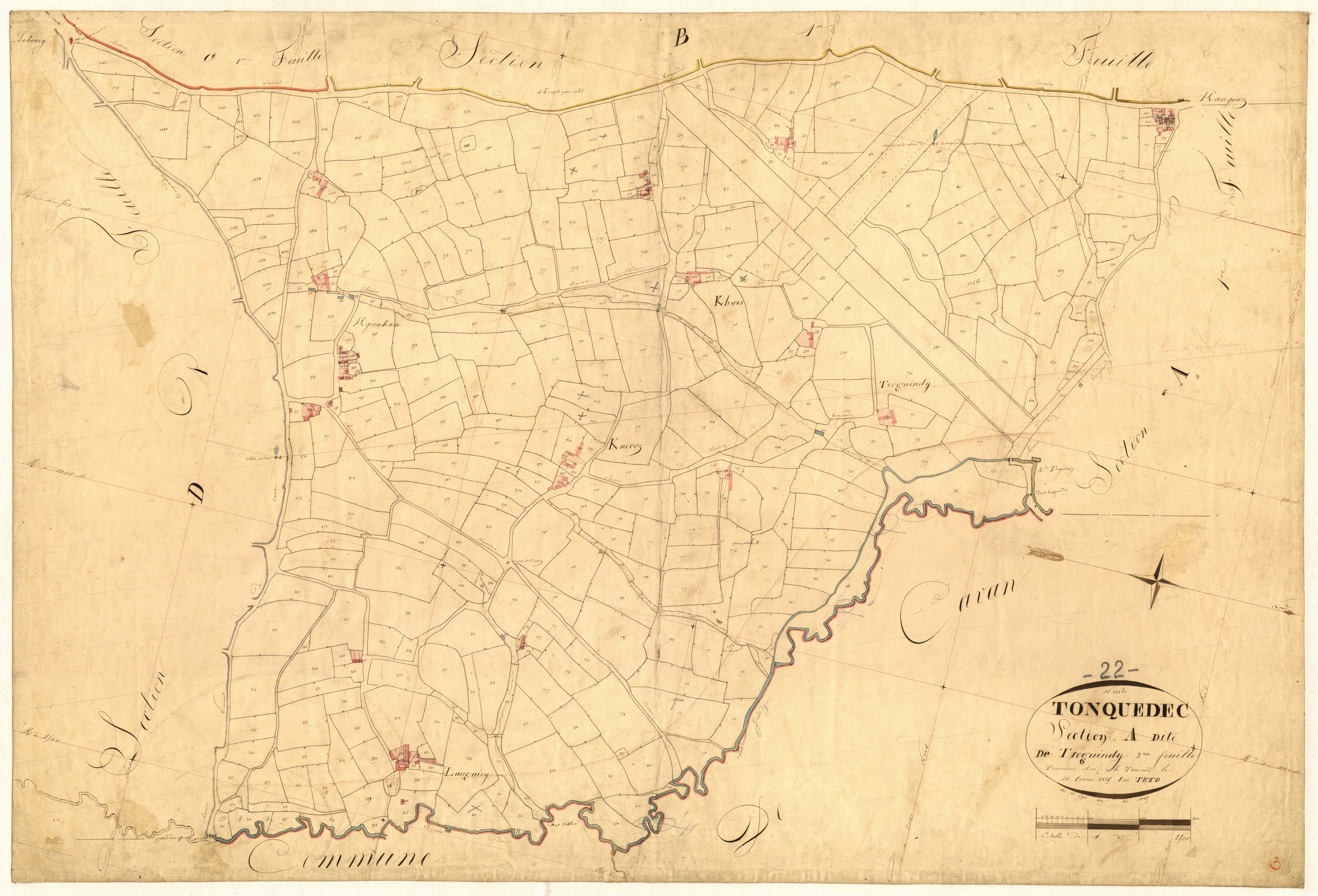 Tonquédec - Section A, 2e feuille