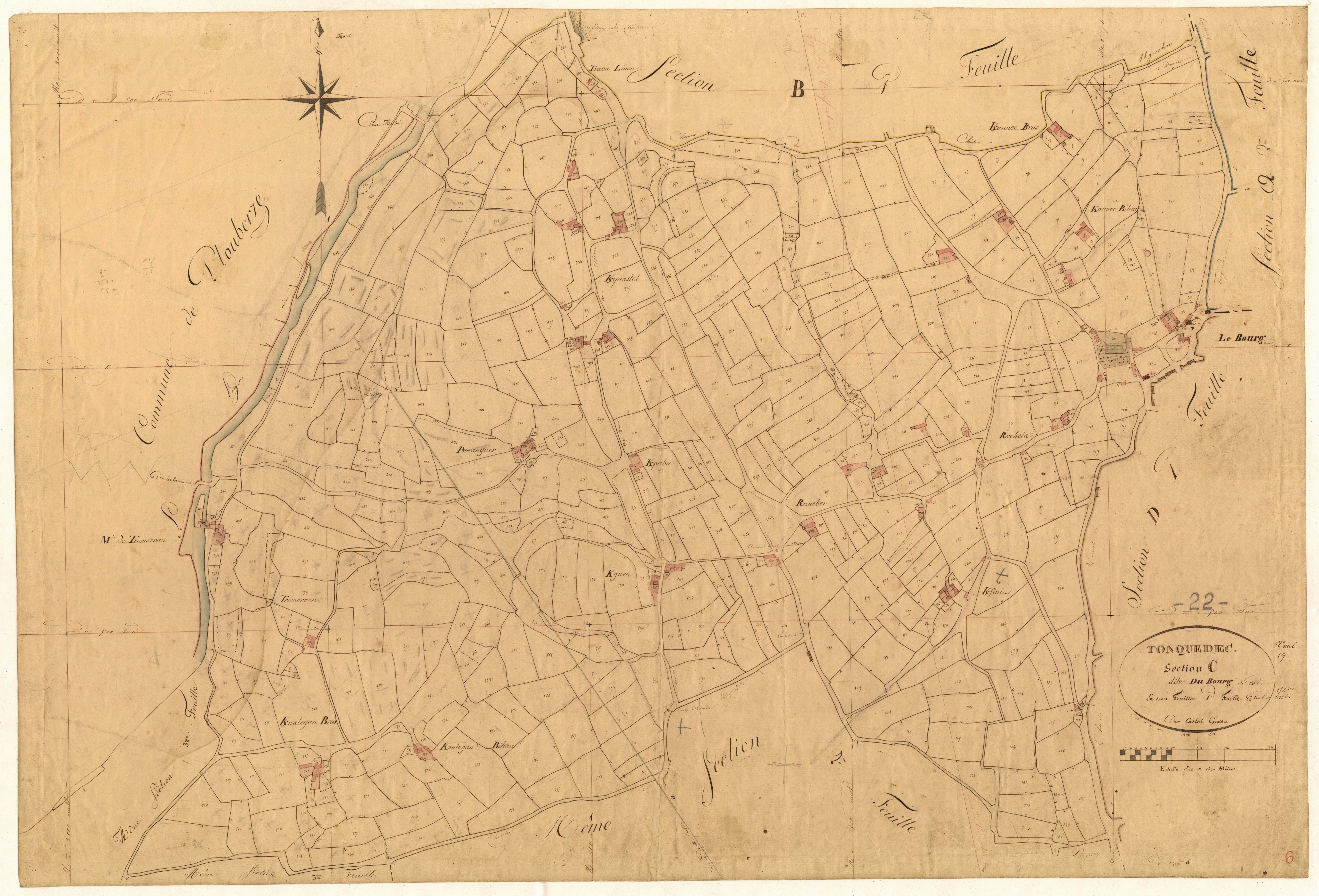 Tonquédec - Section C, 1re feuille
