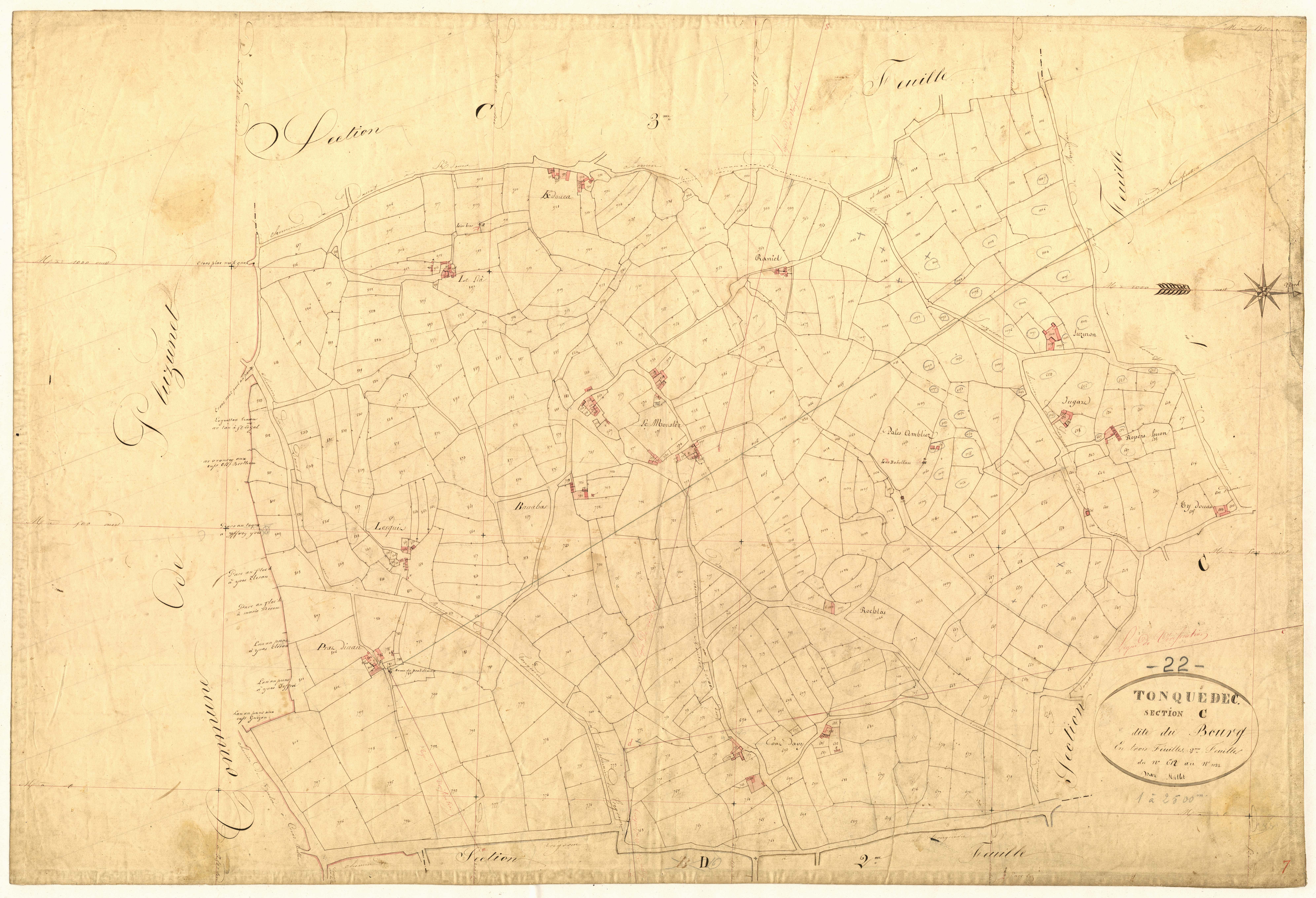 Tonquédec - Section C, 2e feuille